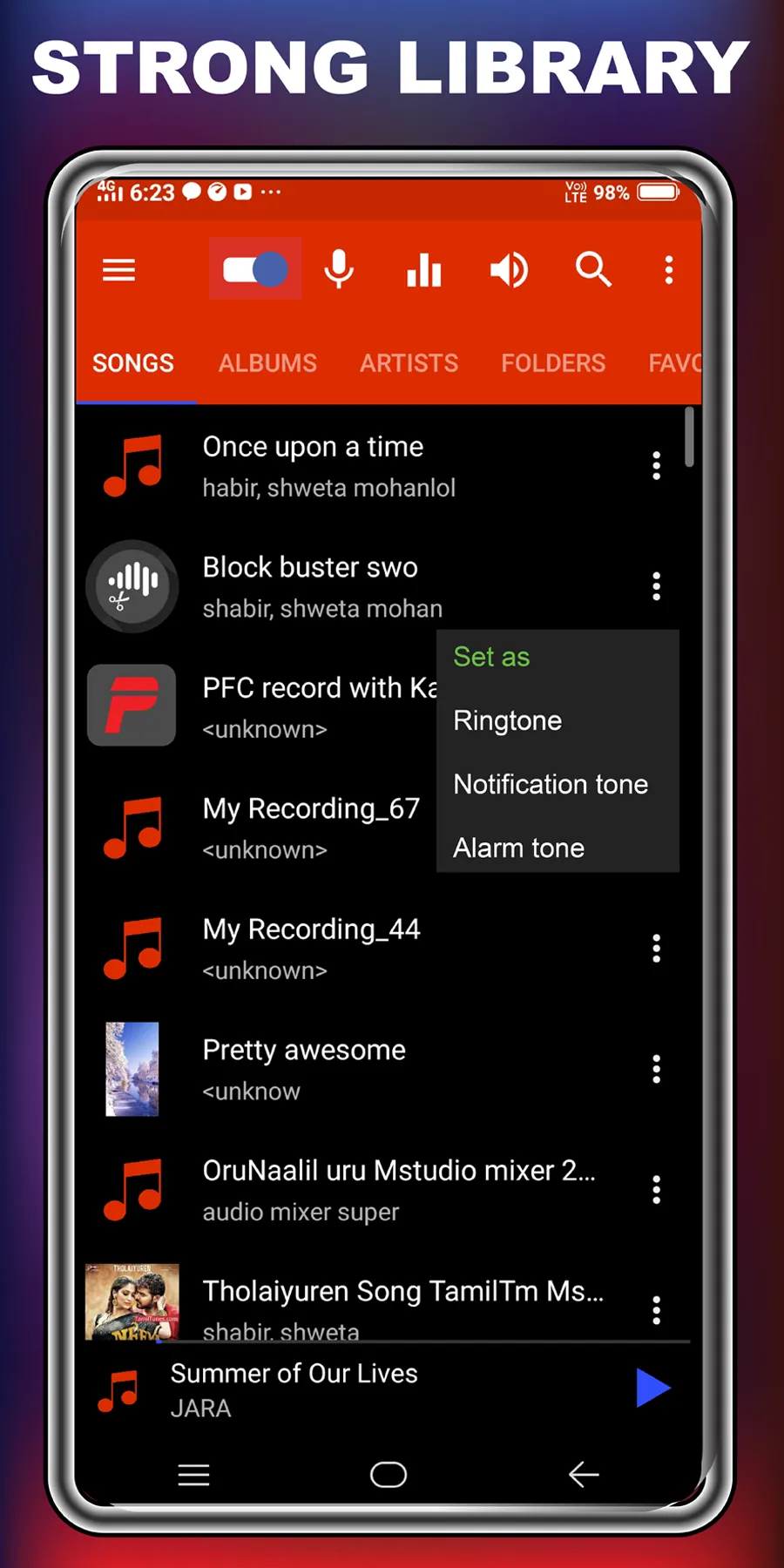 Pioneer Music Player | Indus Appstore | Screenshot