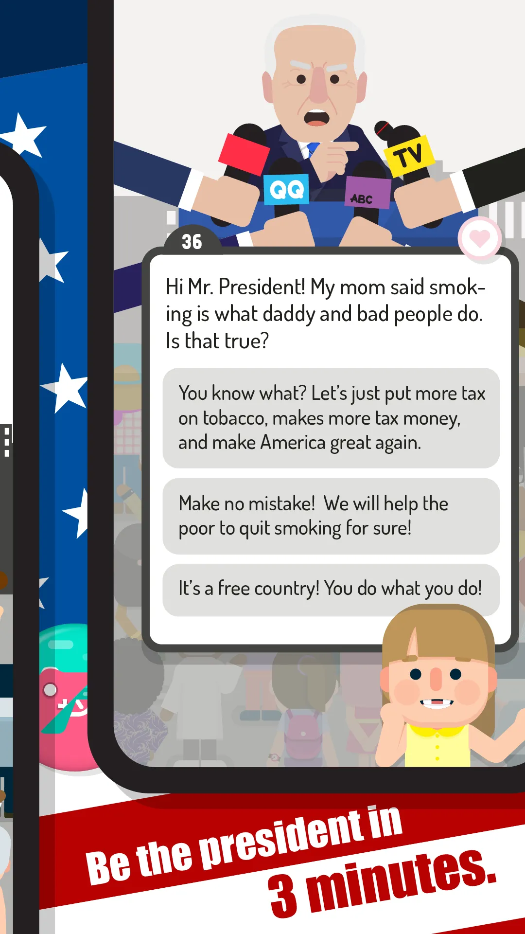 Hey! Mr. President - 2020 Elec | Indus Appstore | Screenshot