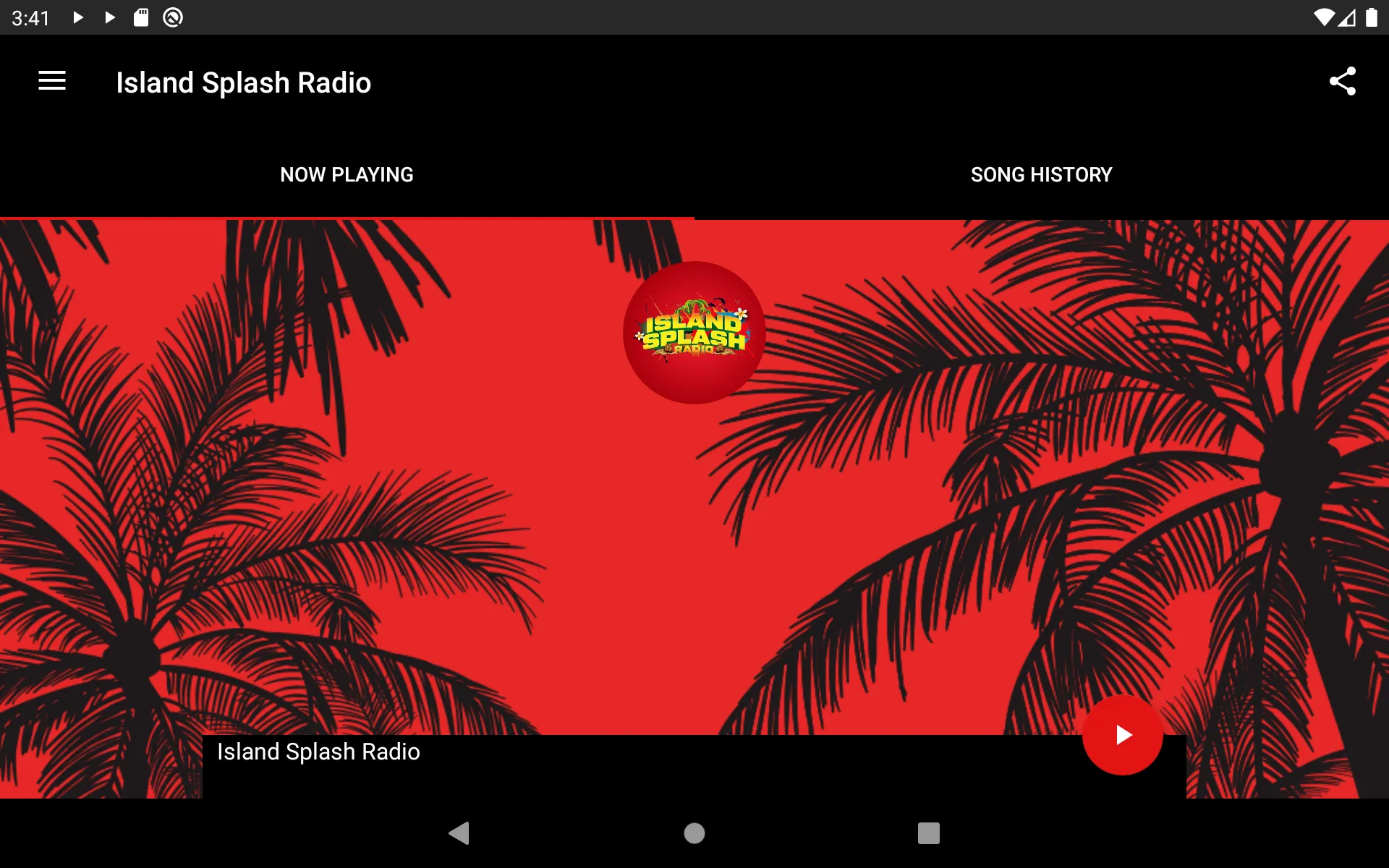 Island Splash Radio | Indus Appstore | Screenshot