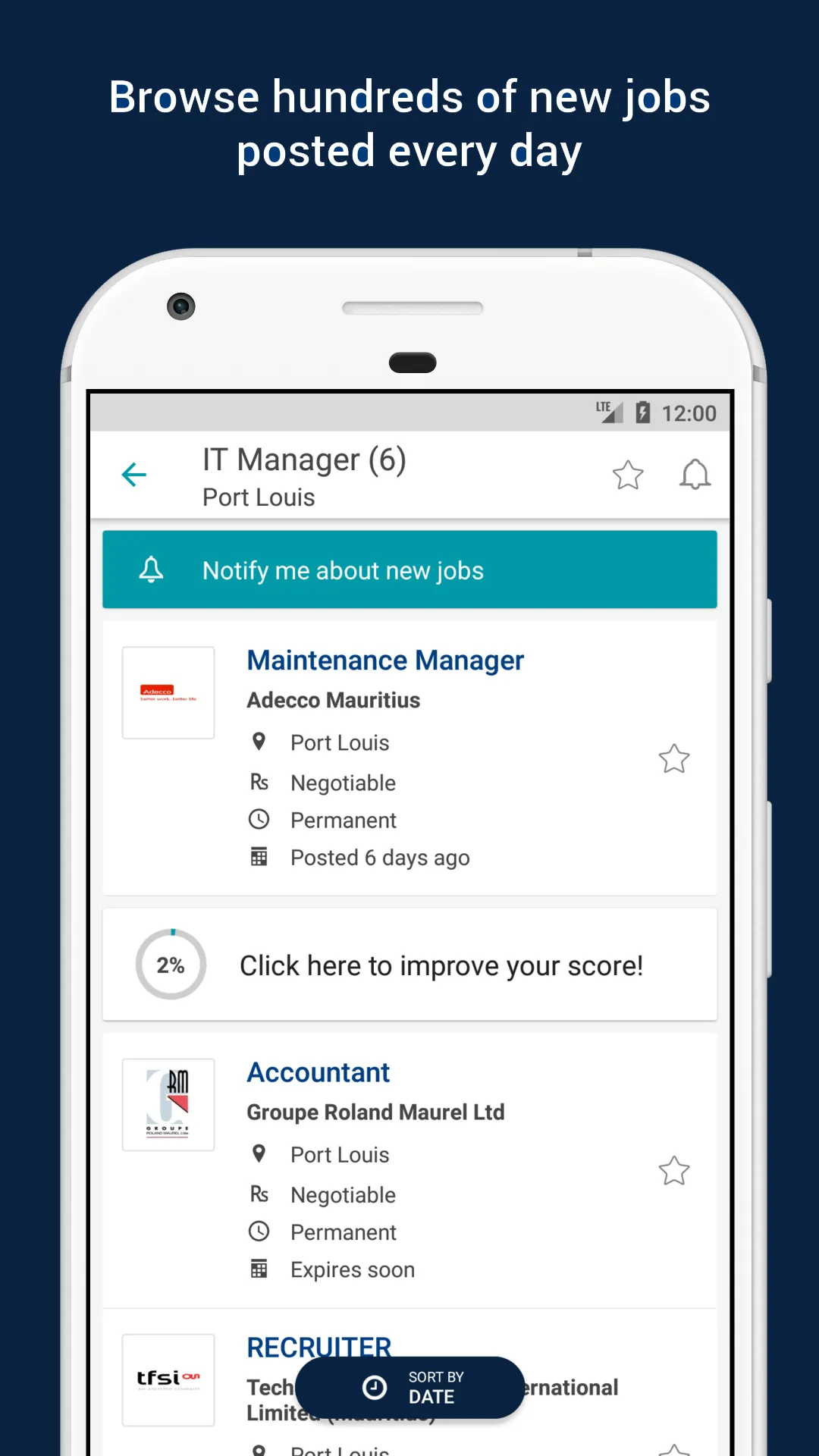 MyJob.mu Job Search App | Indus Appstore | Screenshot