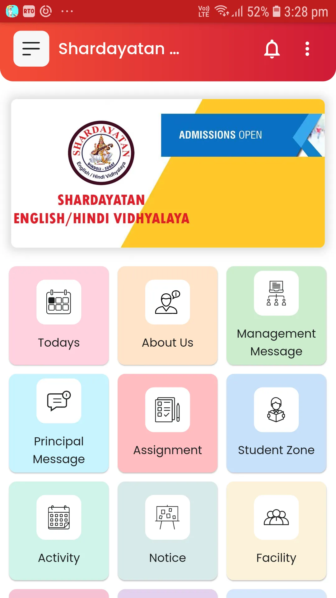 Shardayatan Vidhyalaya-Dindoli | Indus Appstore | Screenshot