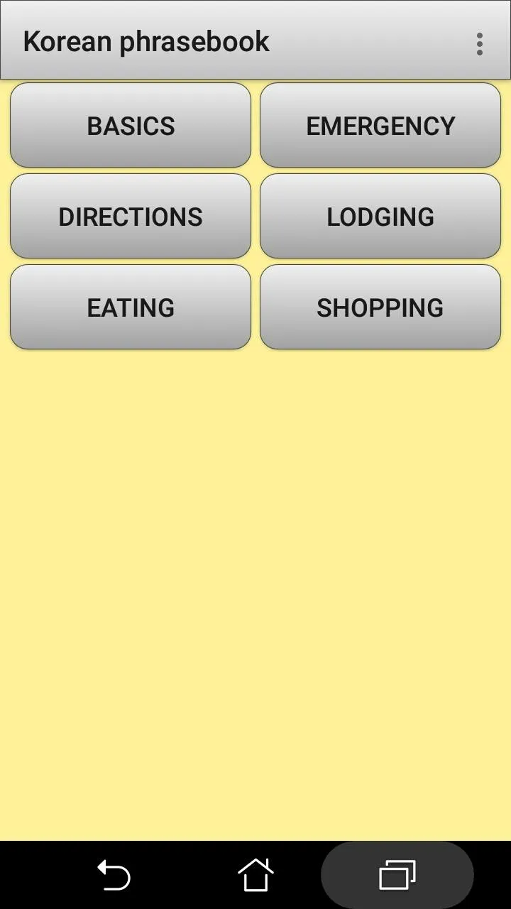 Korean phrasebook and phrases  | Indus Appstore | Screenshot