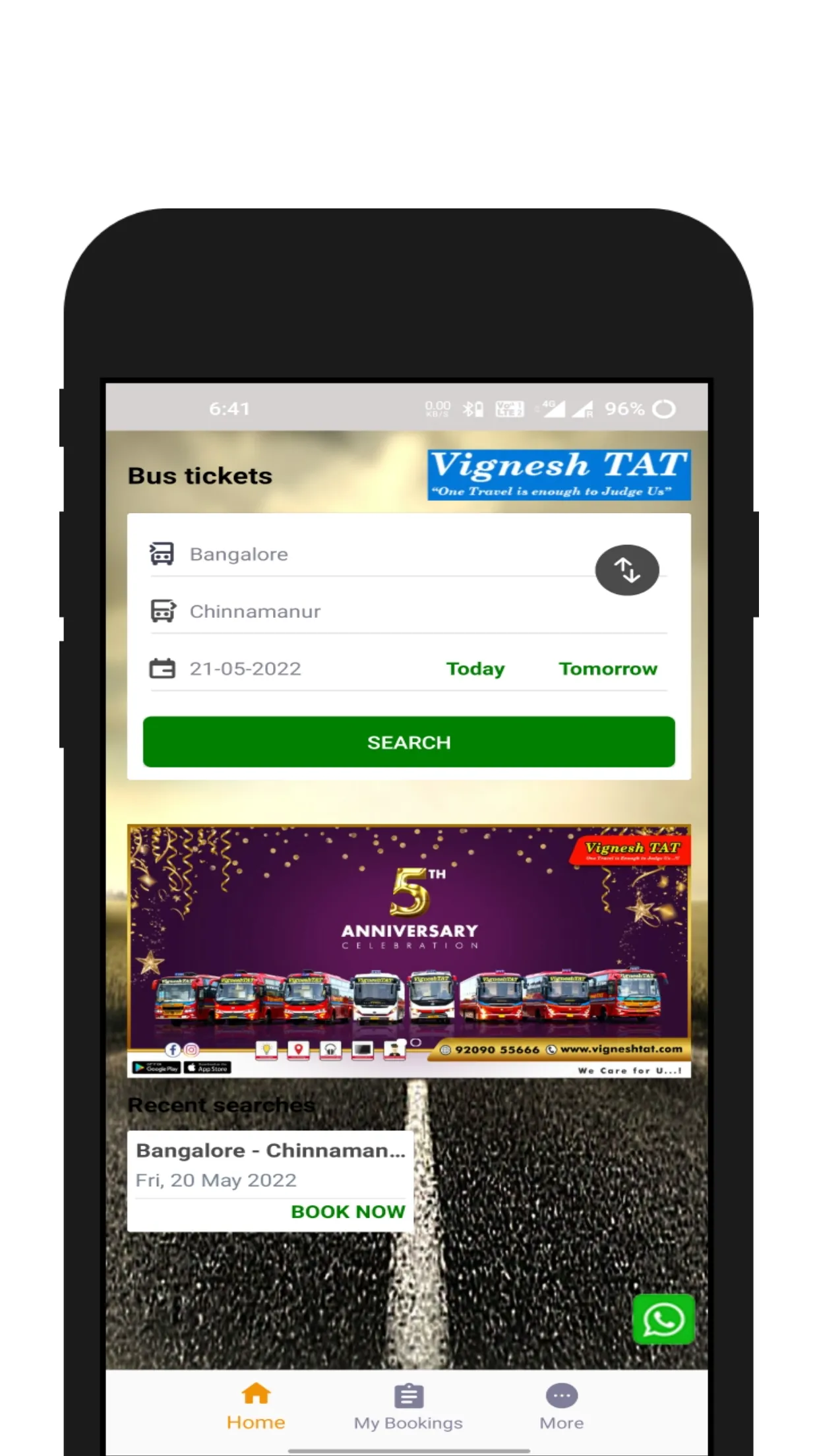 Vignesh TATranscars | Indus Appstore | Screenshot