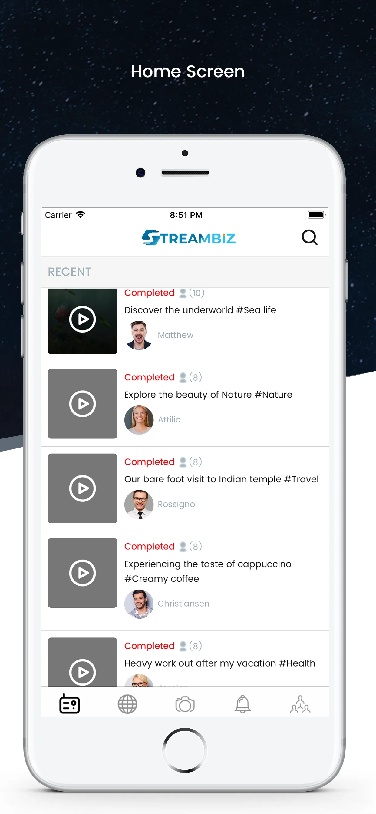 StreamBiz | Indus Appstore | Screenshot