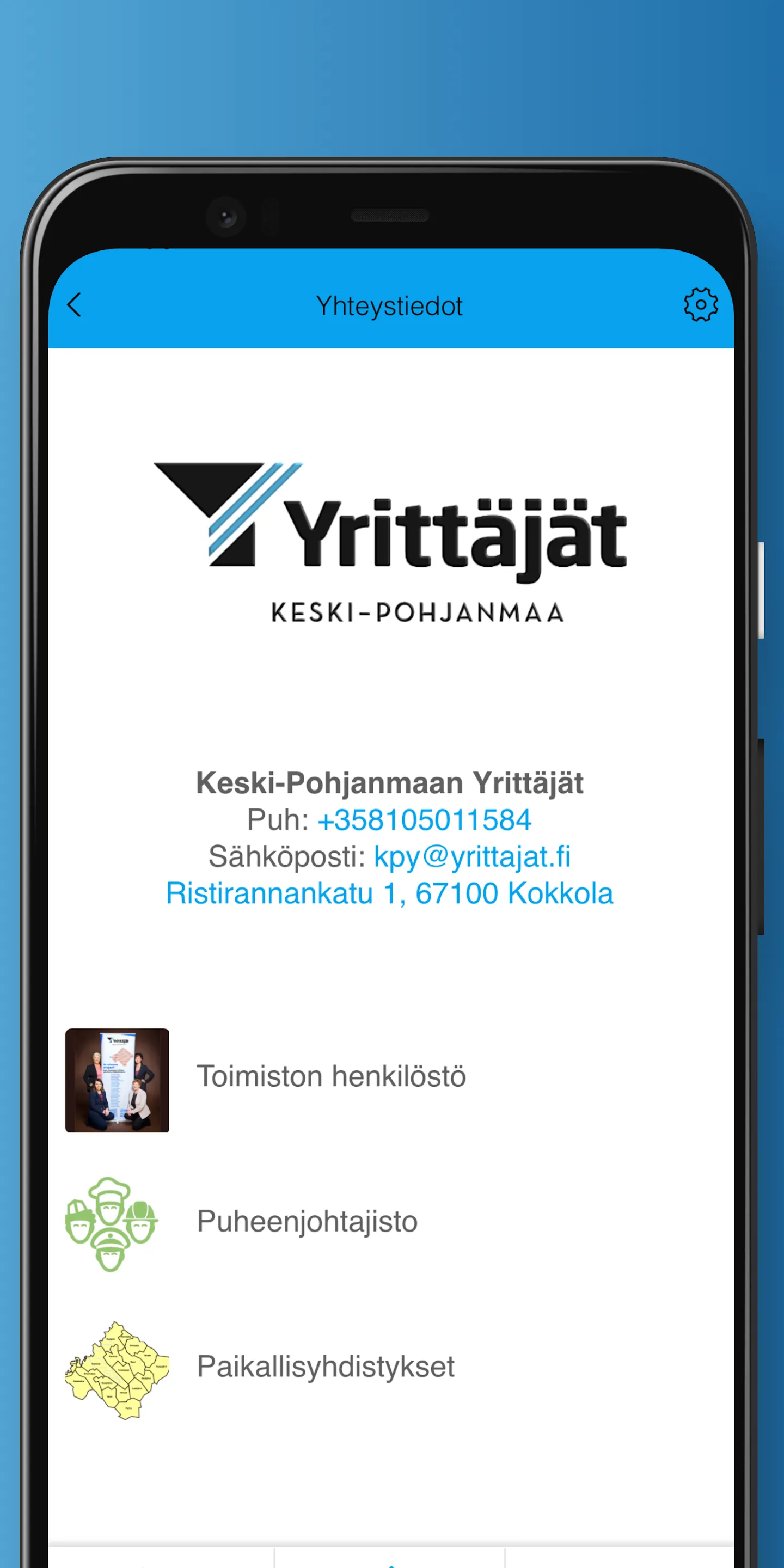 Keski-Pohjanmaan Yrittäjät | Indus Appstore | Screenshot