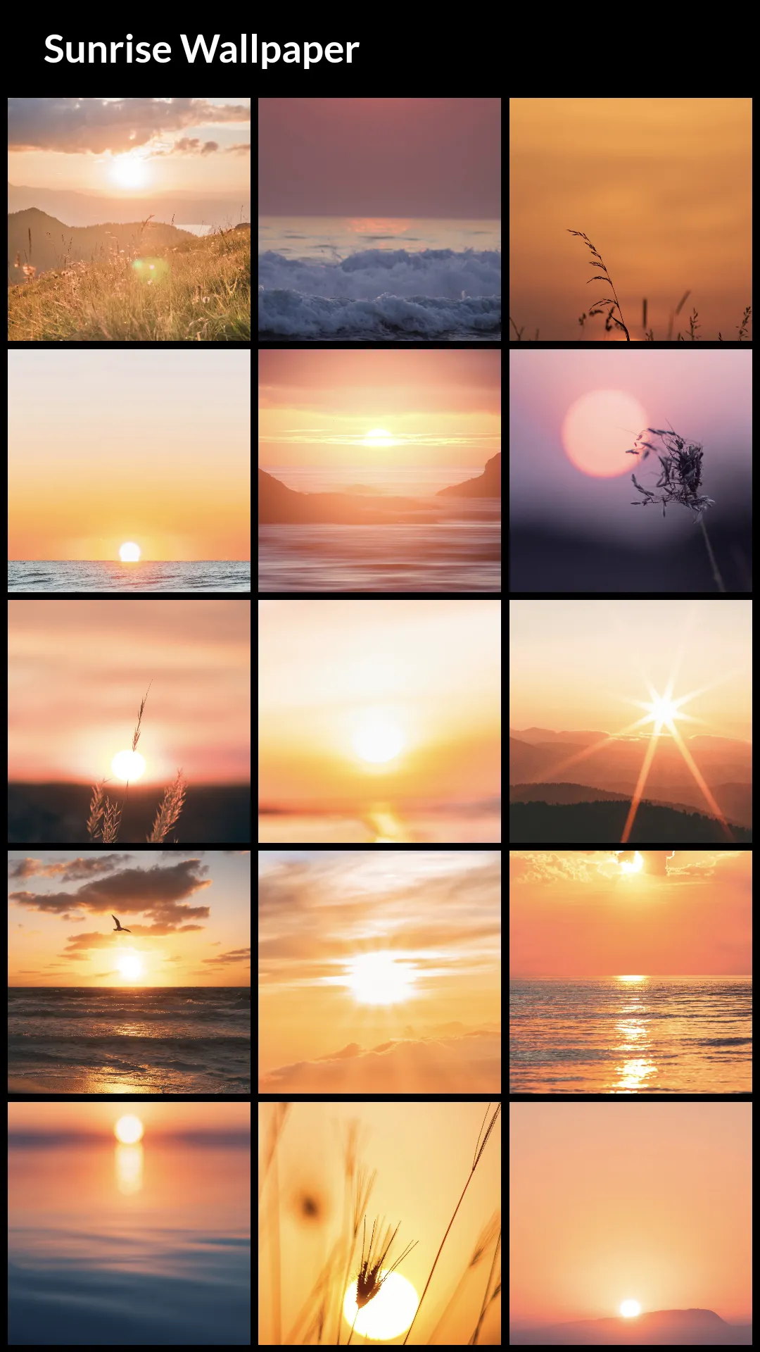 Sunrise Wallpapers | Indus Appstore | Screenshot