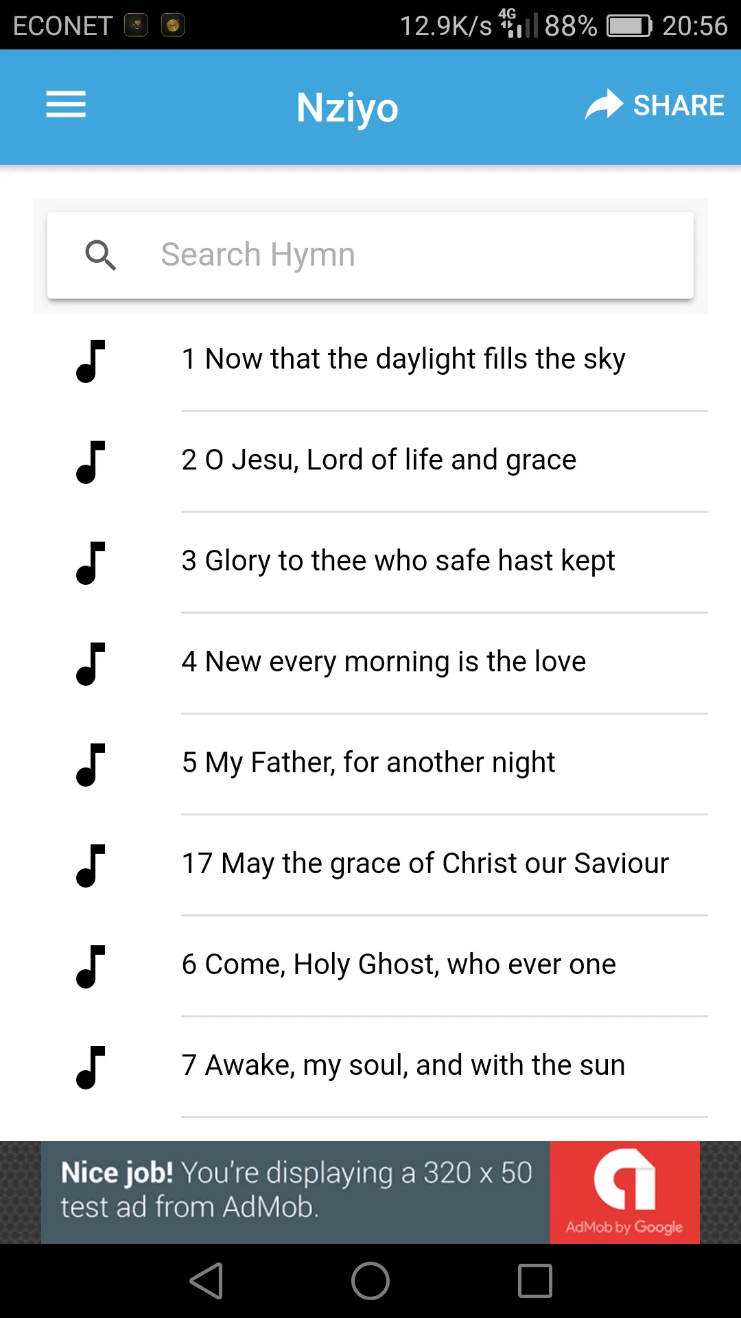 Anglican Shona Hymns | Indus Appstore | Screenshot