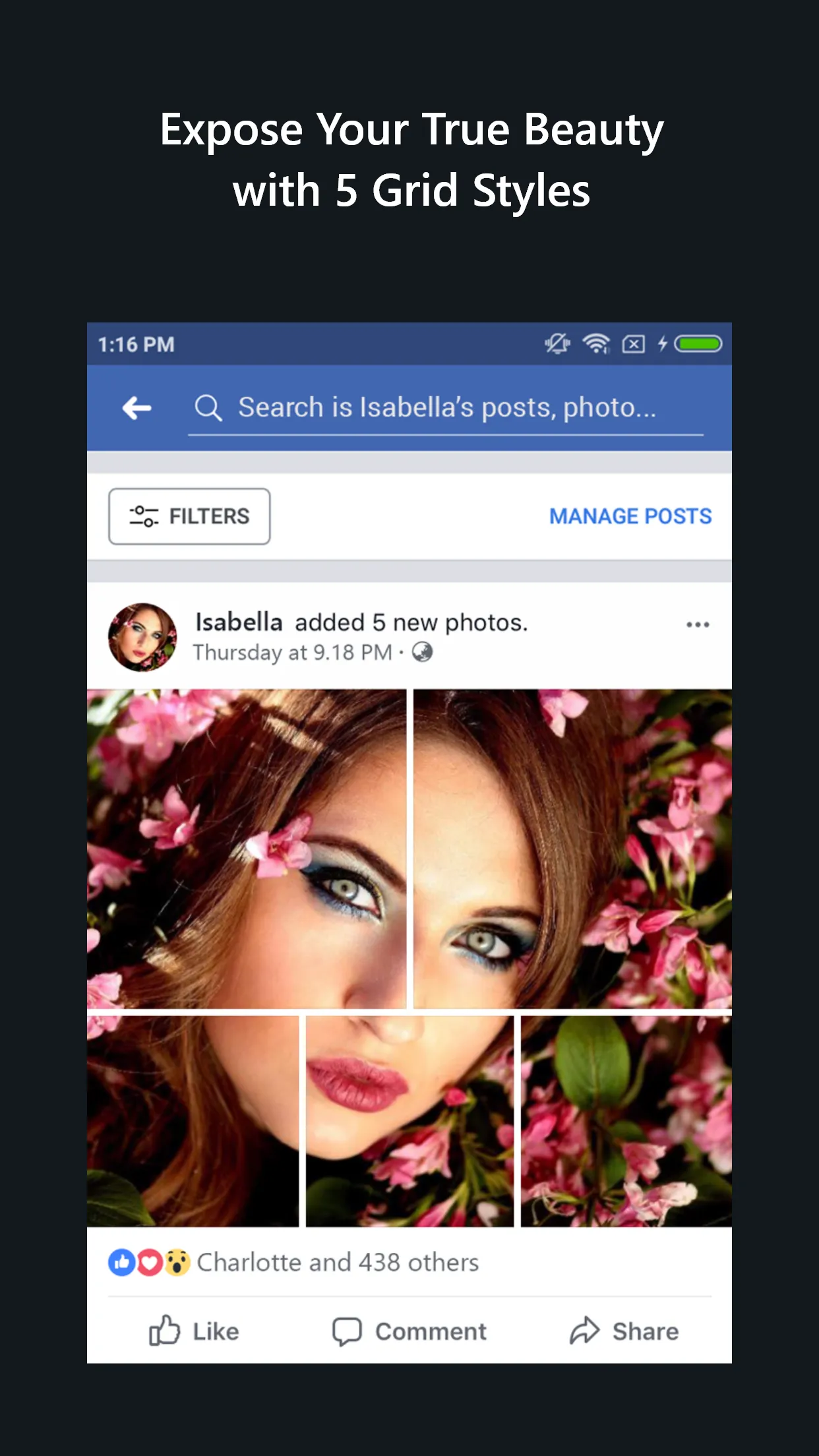 Grido for Facebook | Indus Appstore | Screenshot