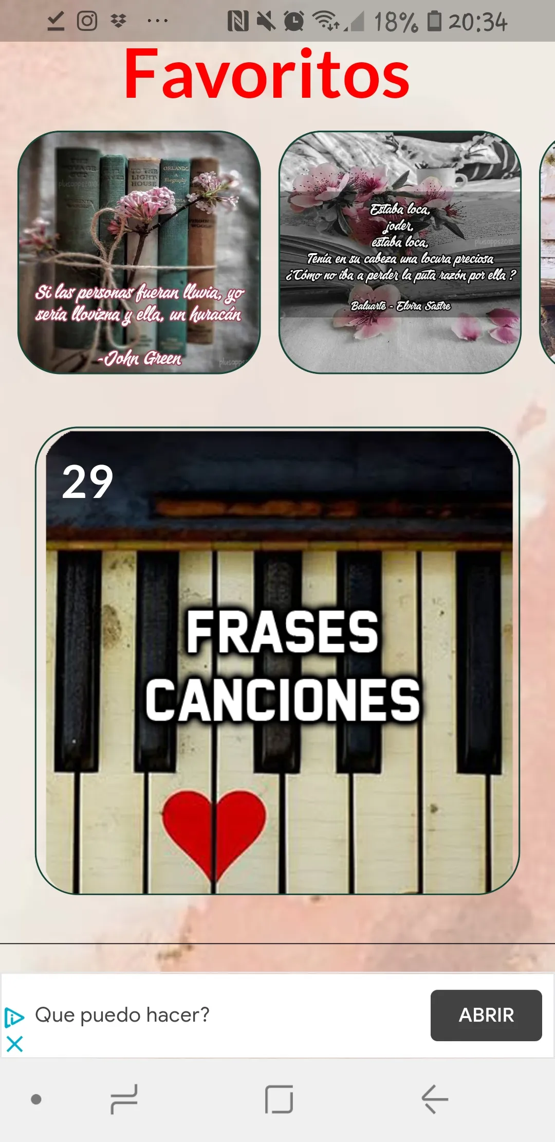 Libros frases (Autor y título) | Indus Appstore | Screenshot