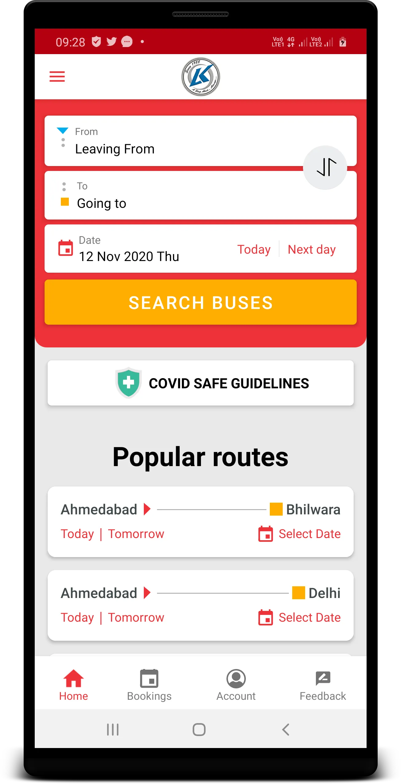 LK Travels | Indus Appstore | Screenshot