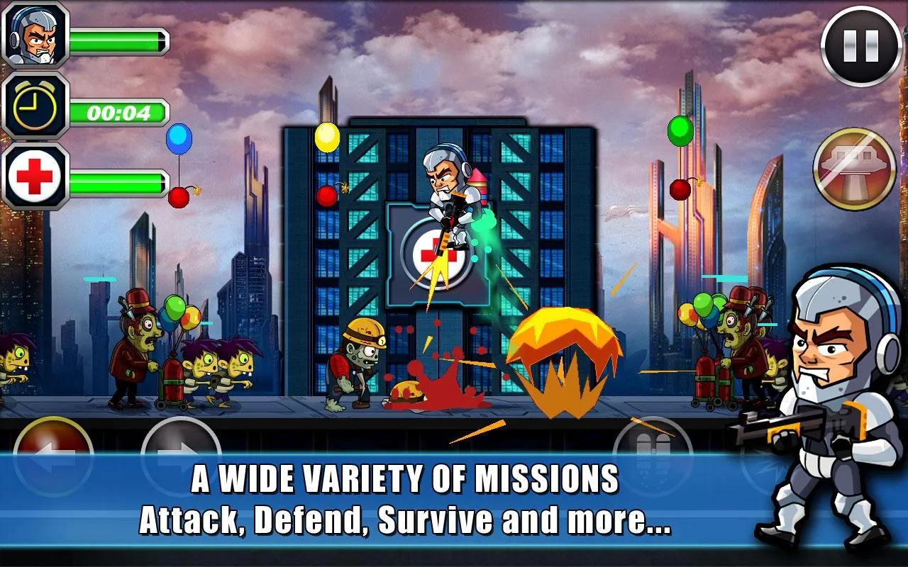 Zombie Busters Squad | Indus Appstore | Screenshot