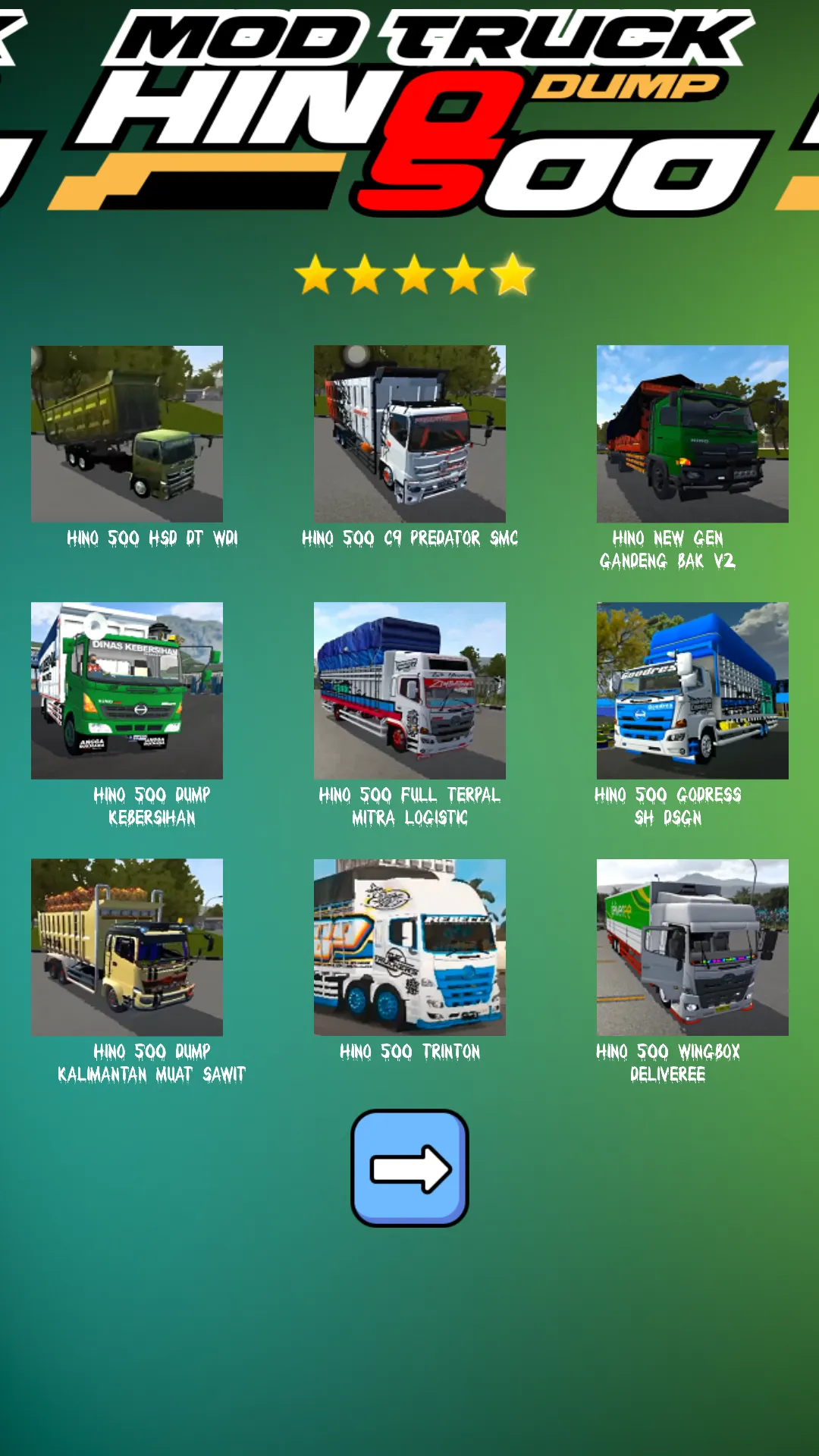 Mod Truck Hina 500 Dump | Indus Appstore | Screenshot