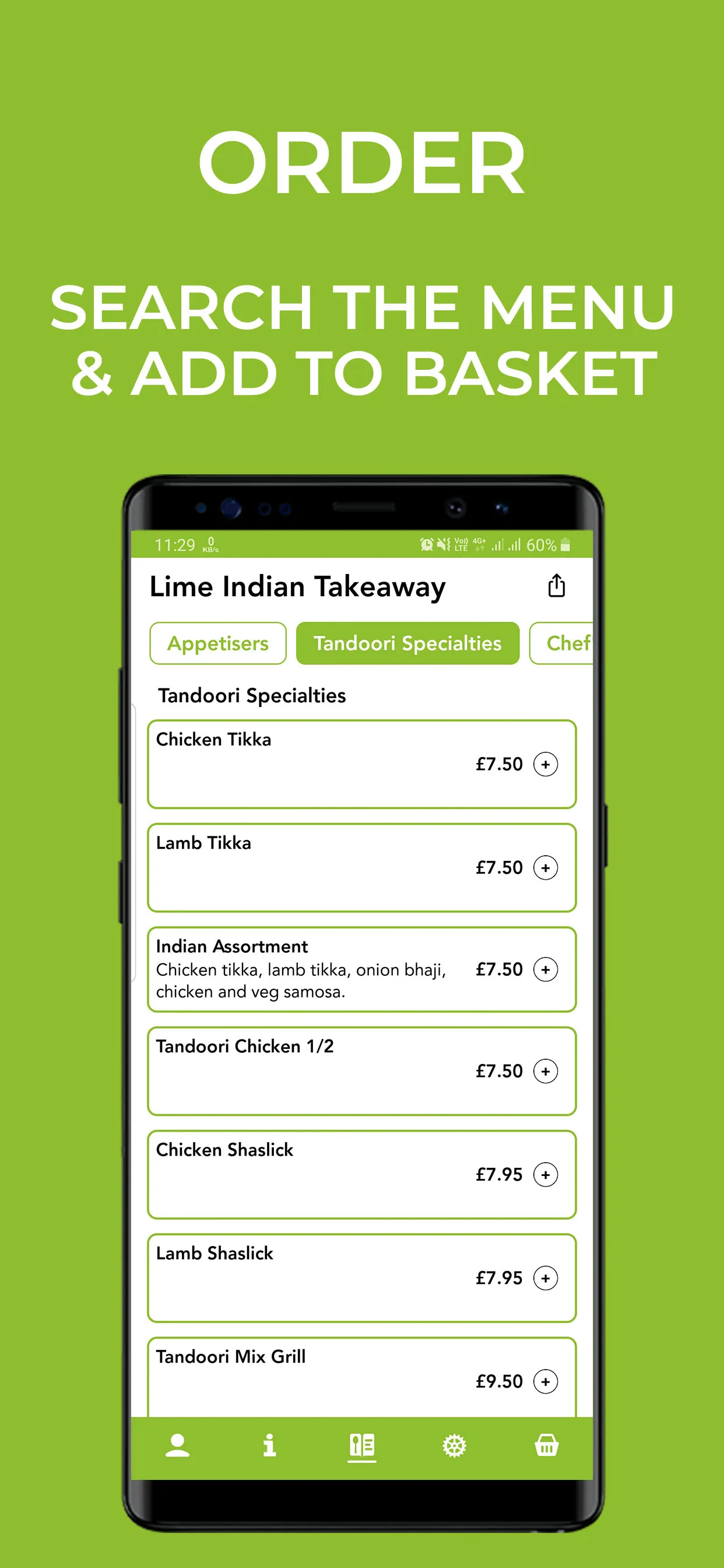 Lime Indian Takeaway | Indus Appstore | Screenshot