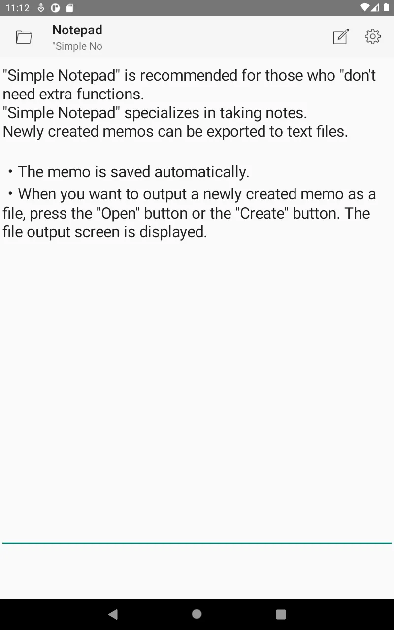 Simple Notepad | Indus Appstore | Screenshot