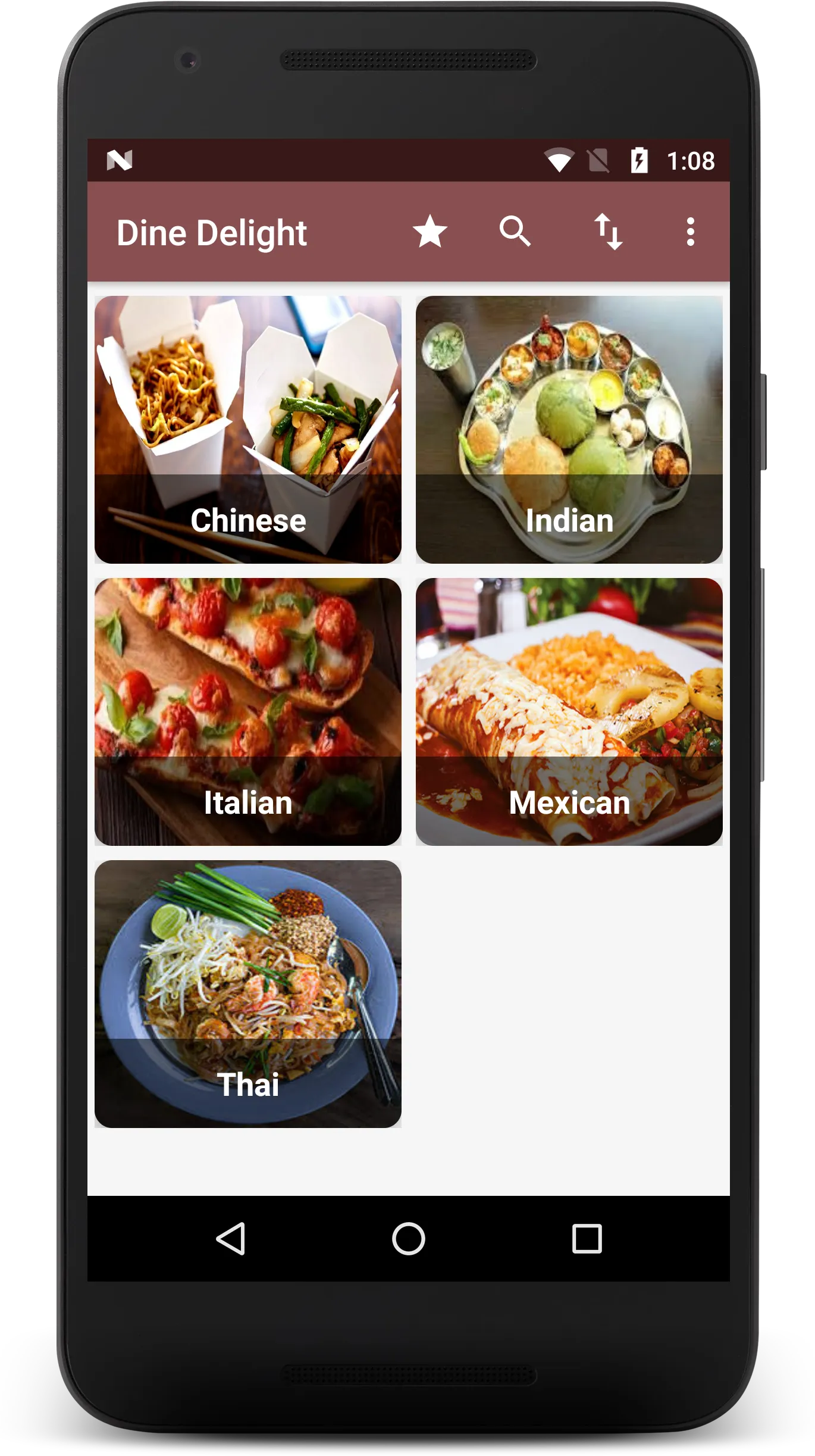 Dine Delight | Indus Appstore | Screenshot