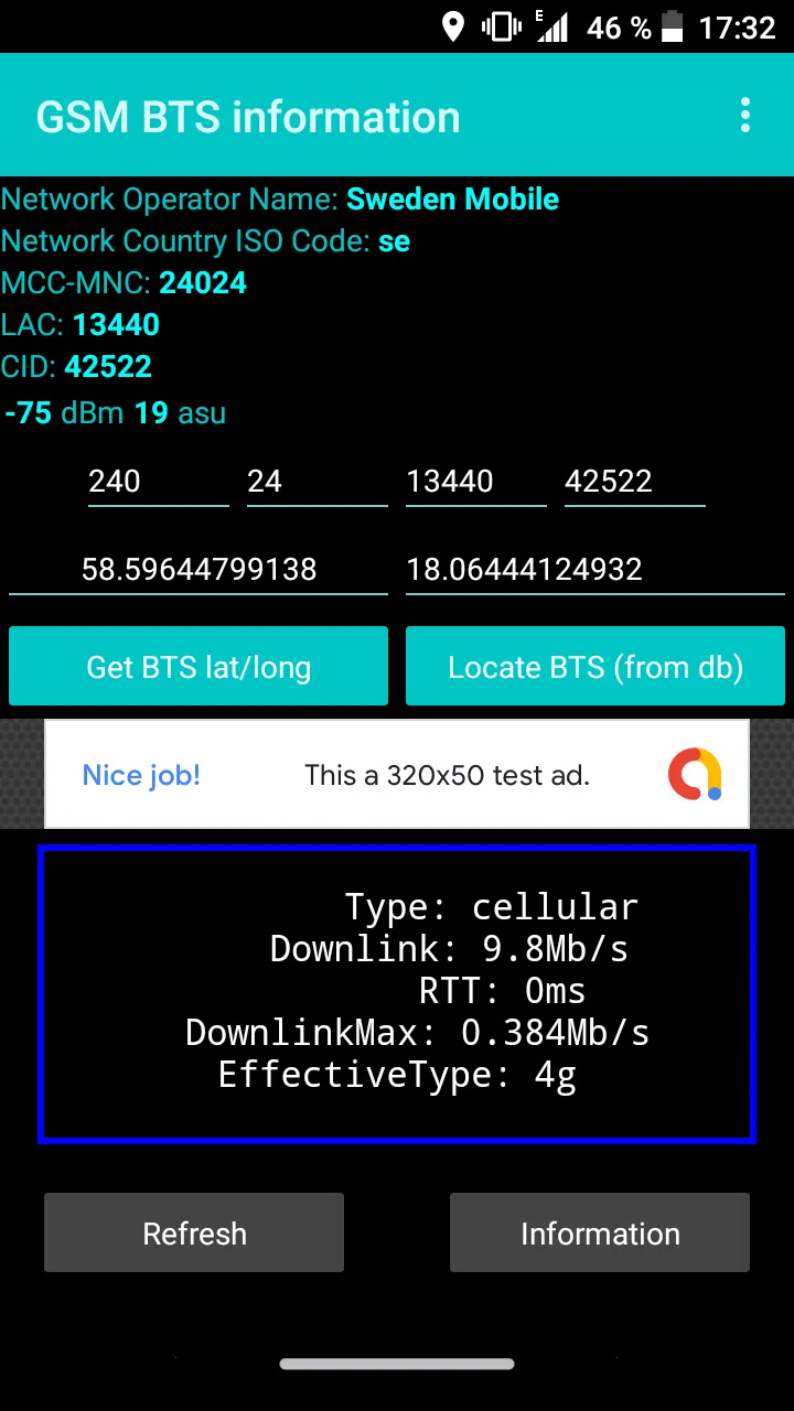 GSM BTS Information | Indus Appstore | Screenshot