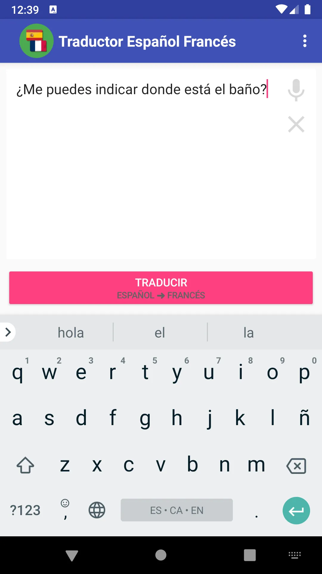 Translator Spanish French | Indus Appstore | Screenshot