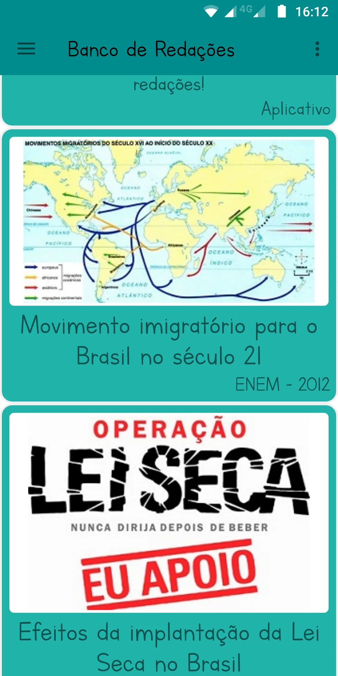 Redação Enem Nota 1000 - 2024 | Indus Appstore | Screenshot