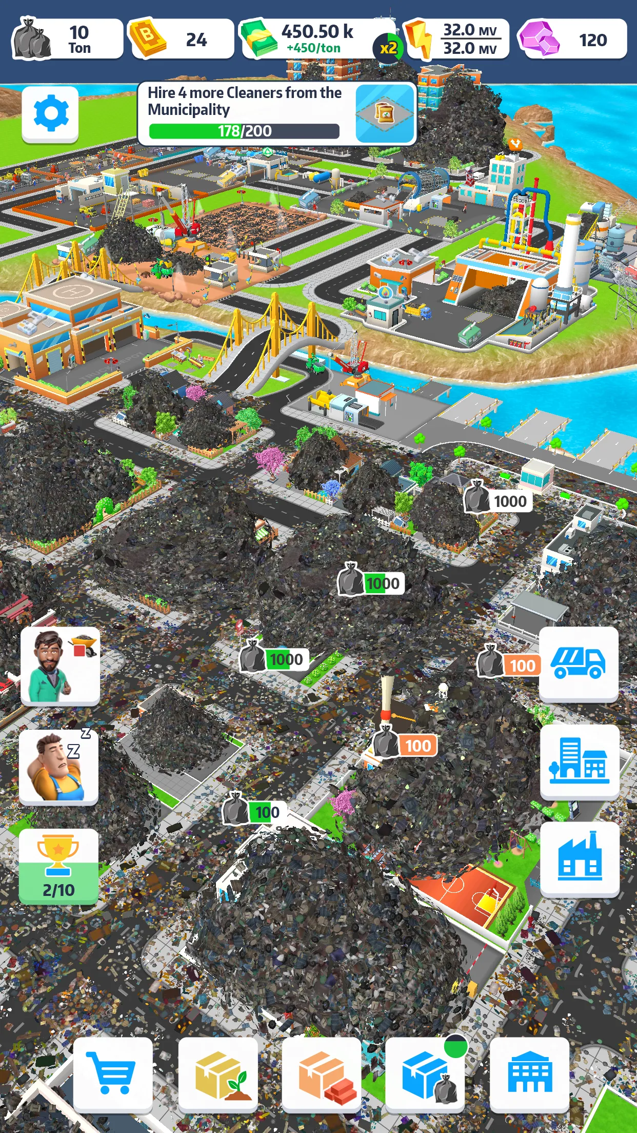 Trash Tycoon Idle business | Indus Appstore | Screenshot