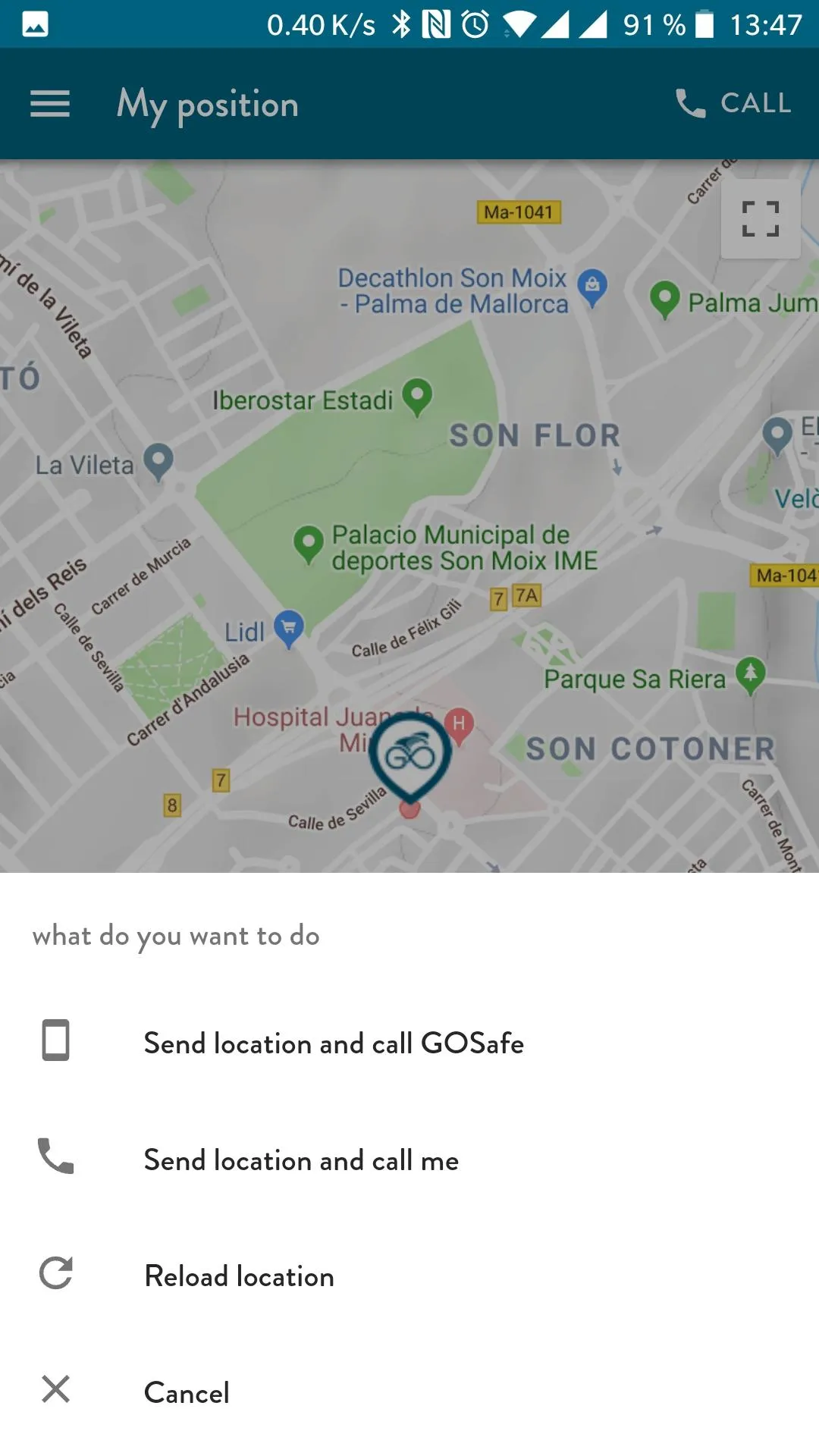 GOSafe Cycling | Indus Appstore | Screenshot