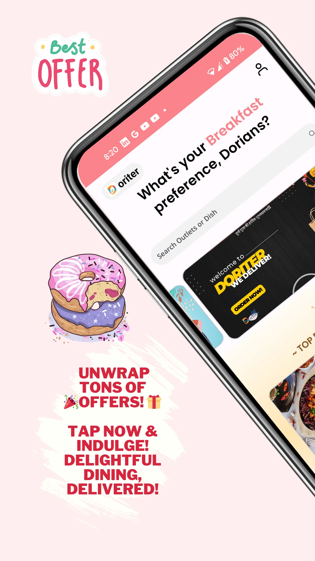 Doriter: Food Delivery App | Indus Appstore | Screenshot