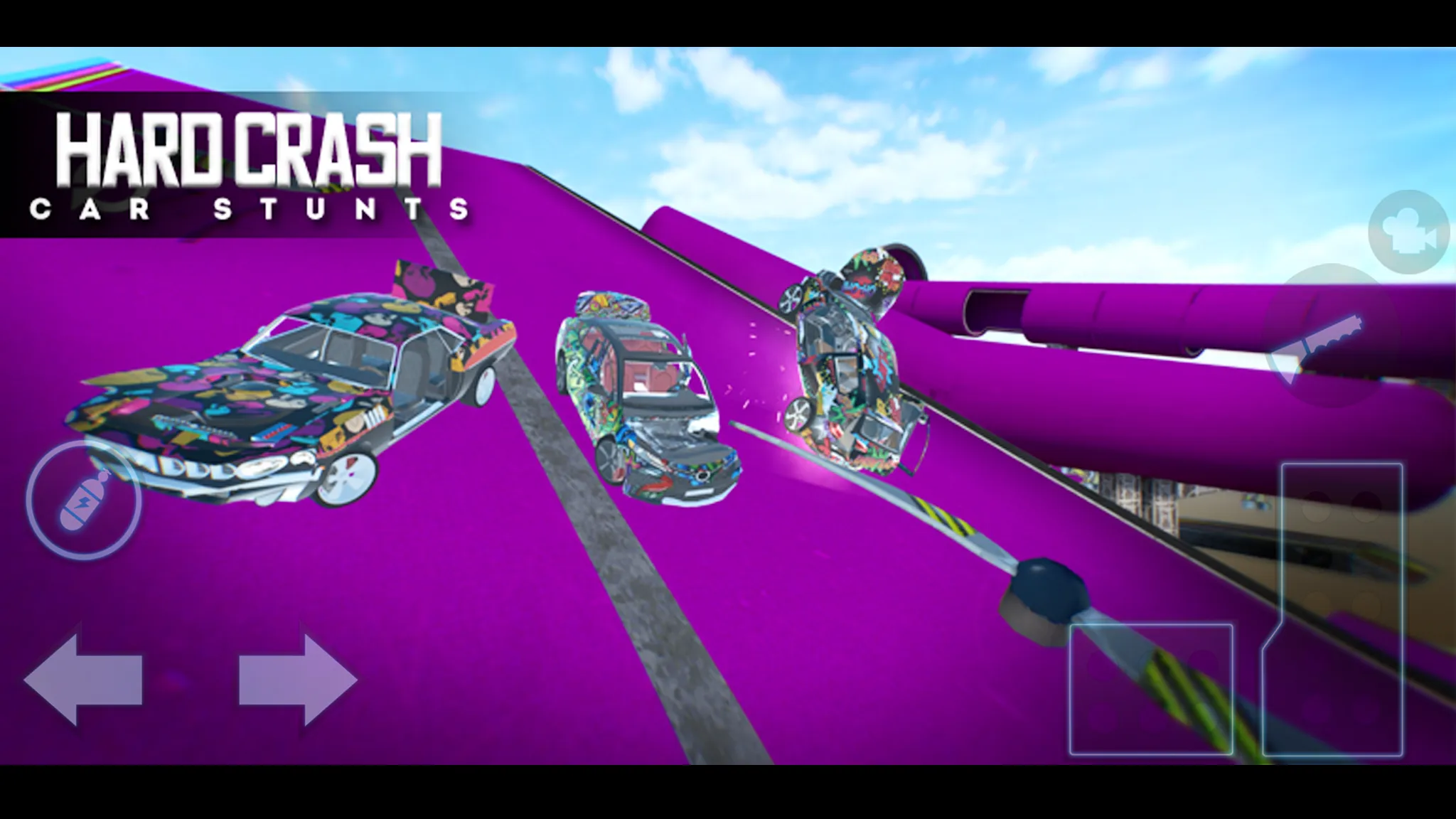 Hard Crash Car Stunts | Indus Appstore | Screenshot