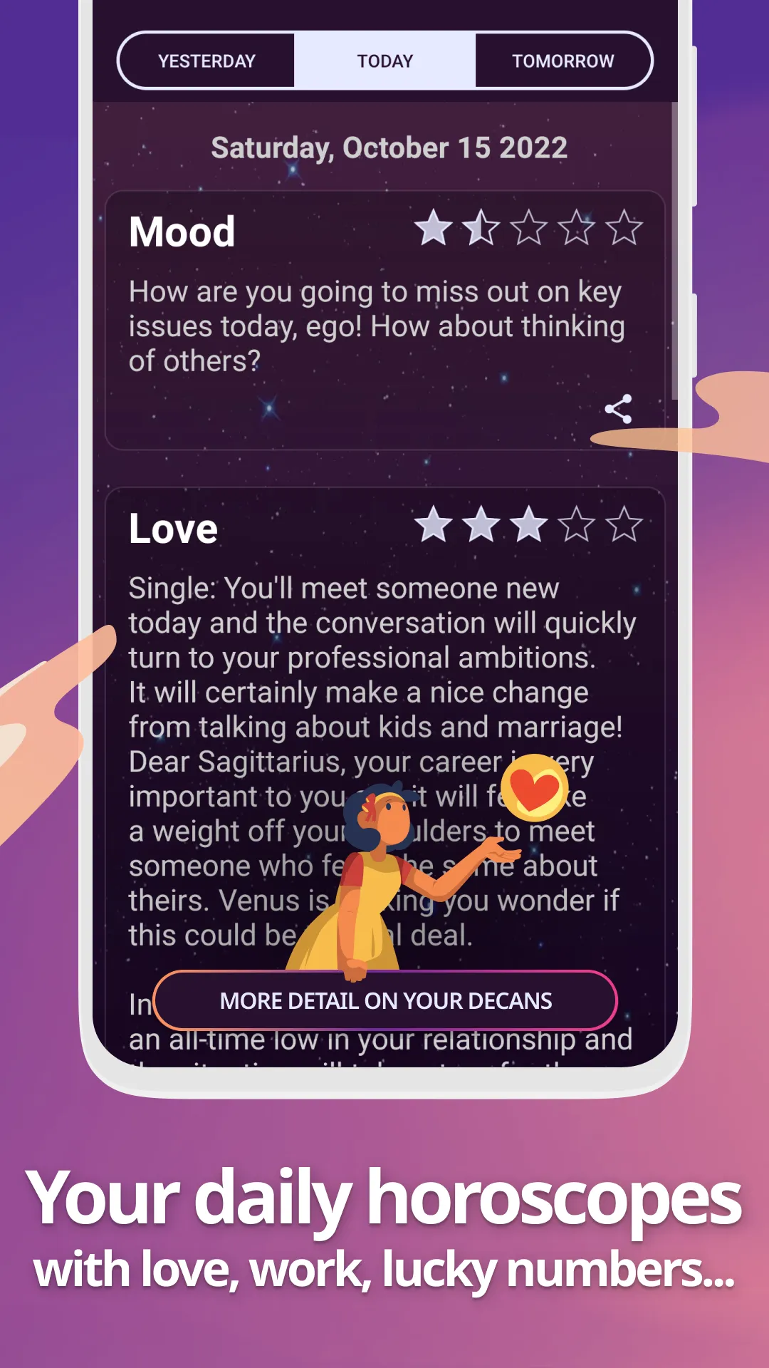 Sagittarius Horoscope & Astro | Indus Appstore | Screenshot