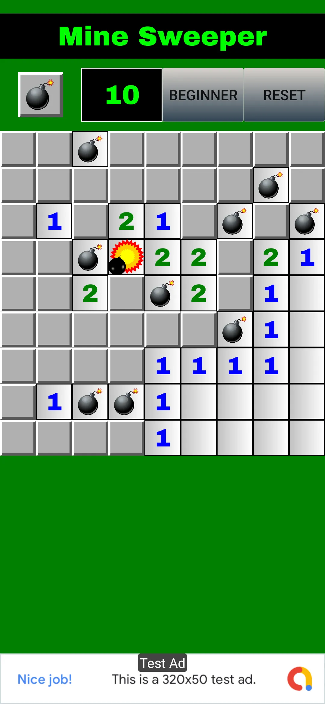 Mine Sweeper | Indus Appstore | Screenshot