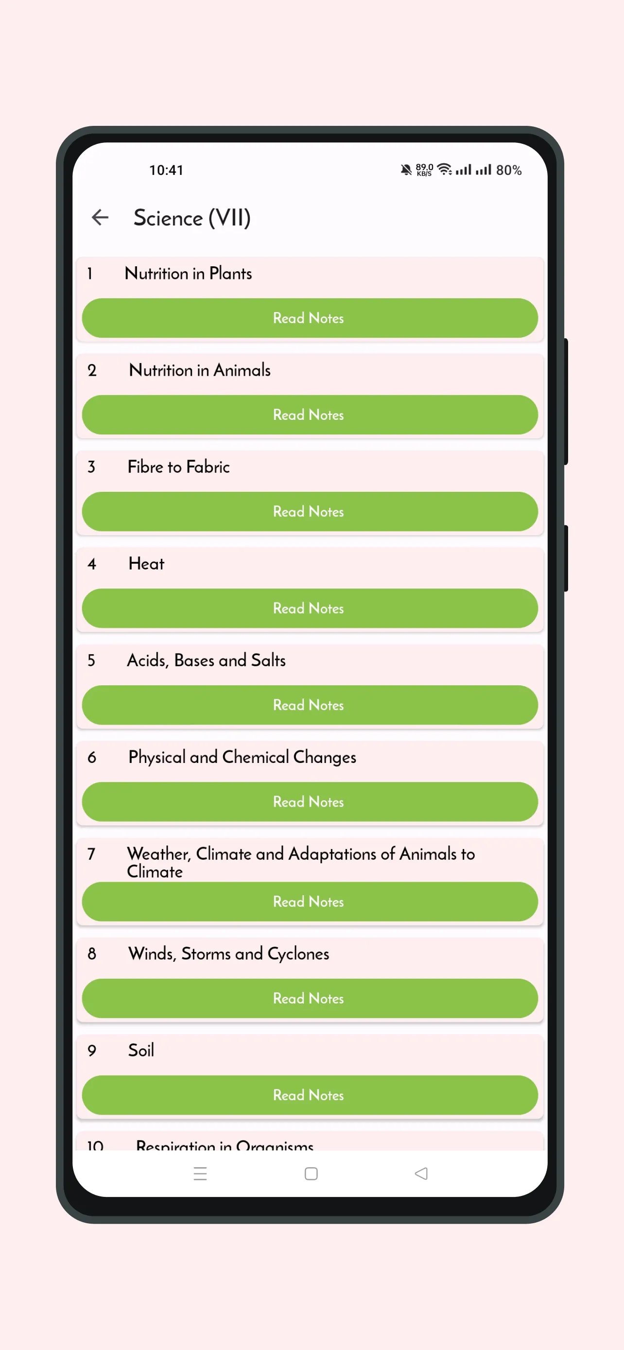 Class 7 Notes Offline | Indus Appstore | Screenshot