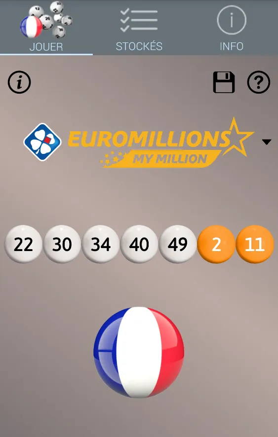 Loto France: Algorithme | Indus Appstore | Screenshot