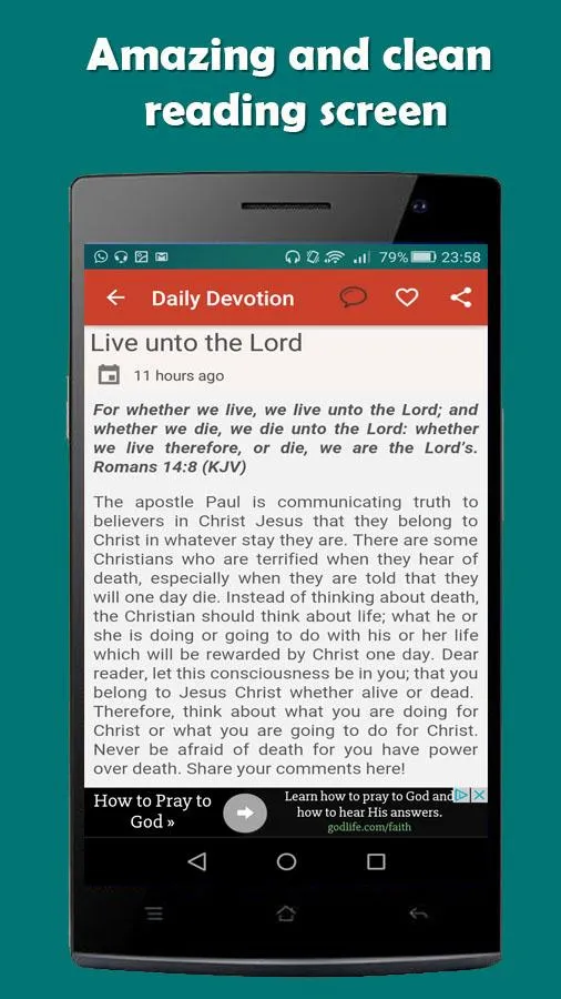 Bible Devotion | Indus Appstore | Screenshot