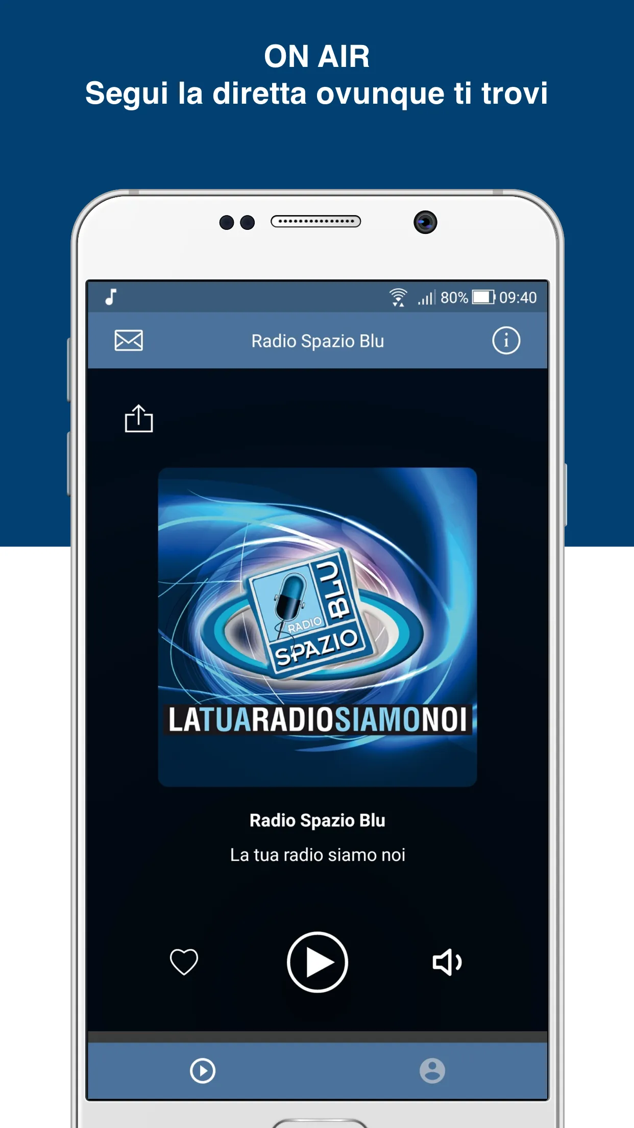 Radio Spazio Blu | Indus Appstore | Screenshot