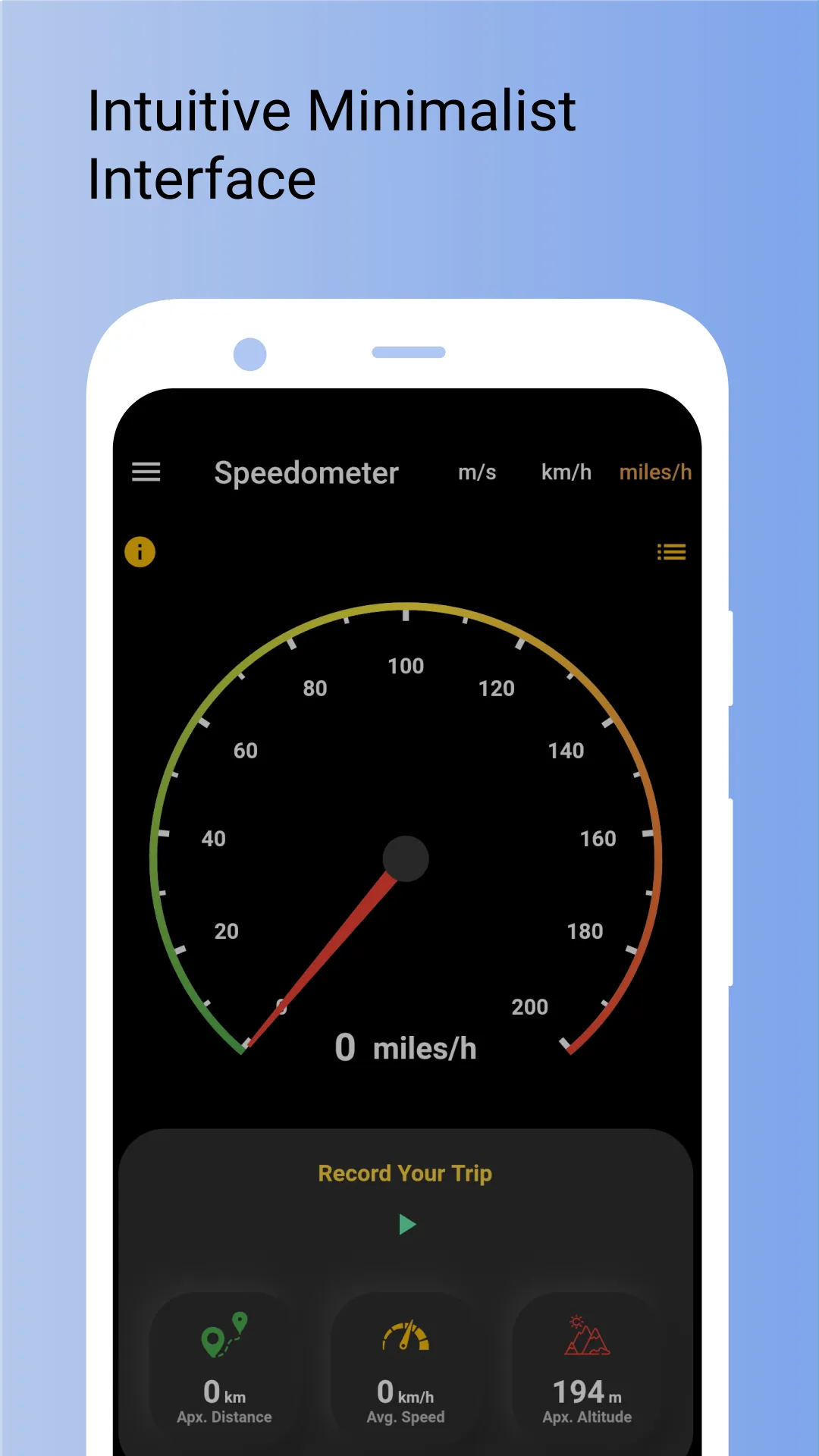 Speedometer - Altitude Speed & | Indus Appstore | Screenshot