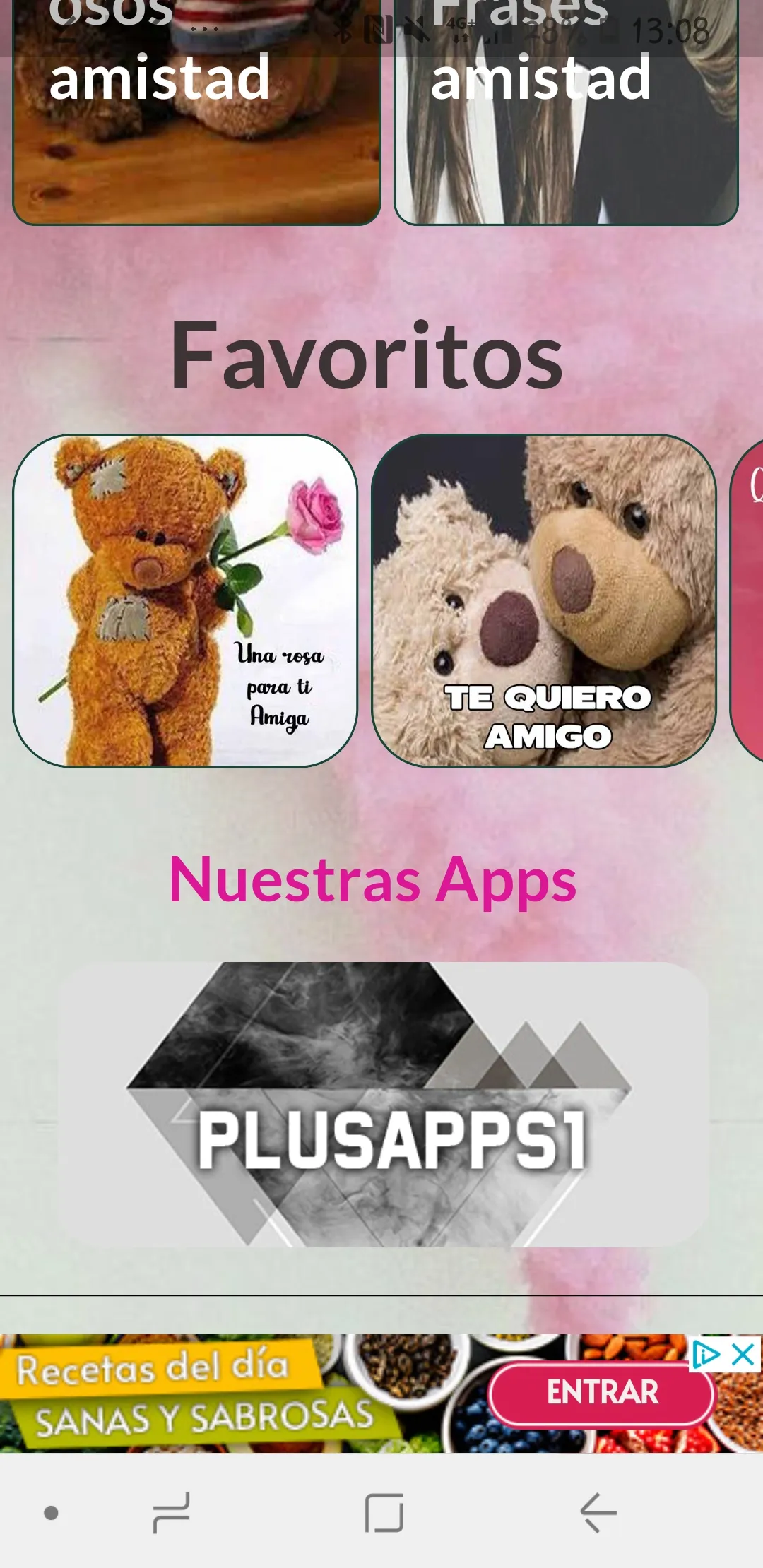 Frases de Amistad Osos tiernos | Indus Appstore | Screenshot