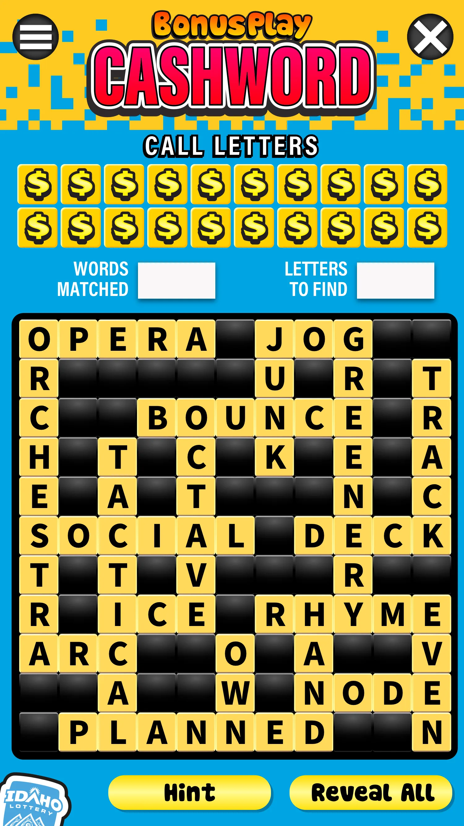 Cashword by Idaho Lottery | Indus Appstore | Screenshot