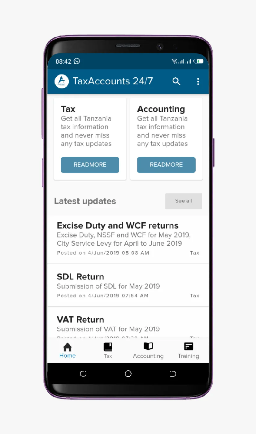 TaxAccounts 24/7 | Indus Appstore | Screenshot