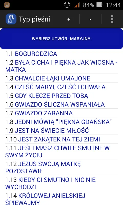 Śpiewnik GPP | Indus Appstore | Screenshot