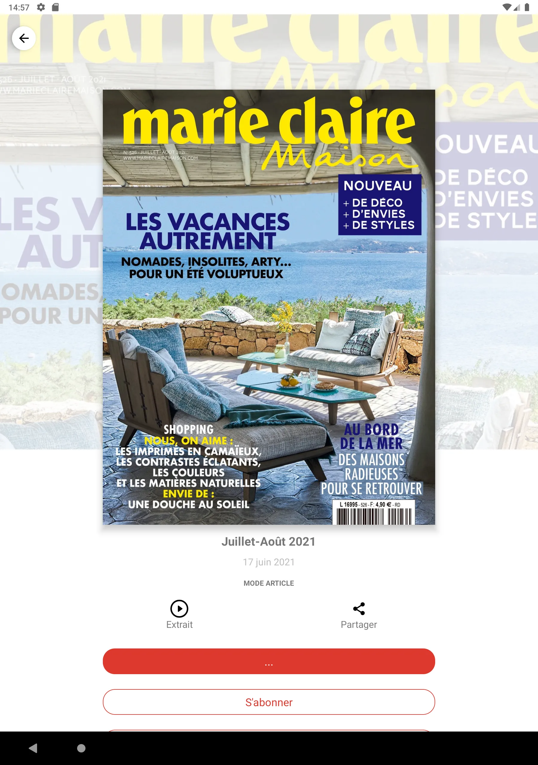 Marie Claire Maison | Indus Appstore | Screenshot