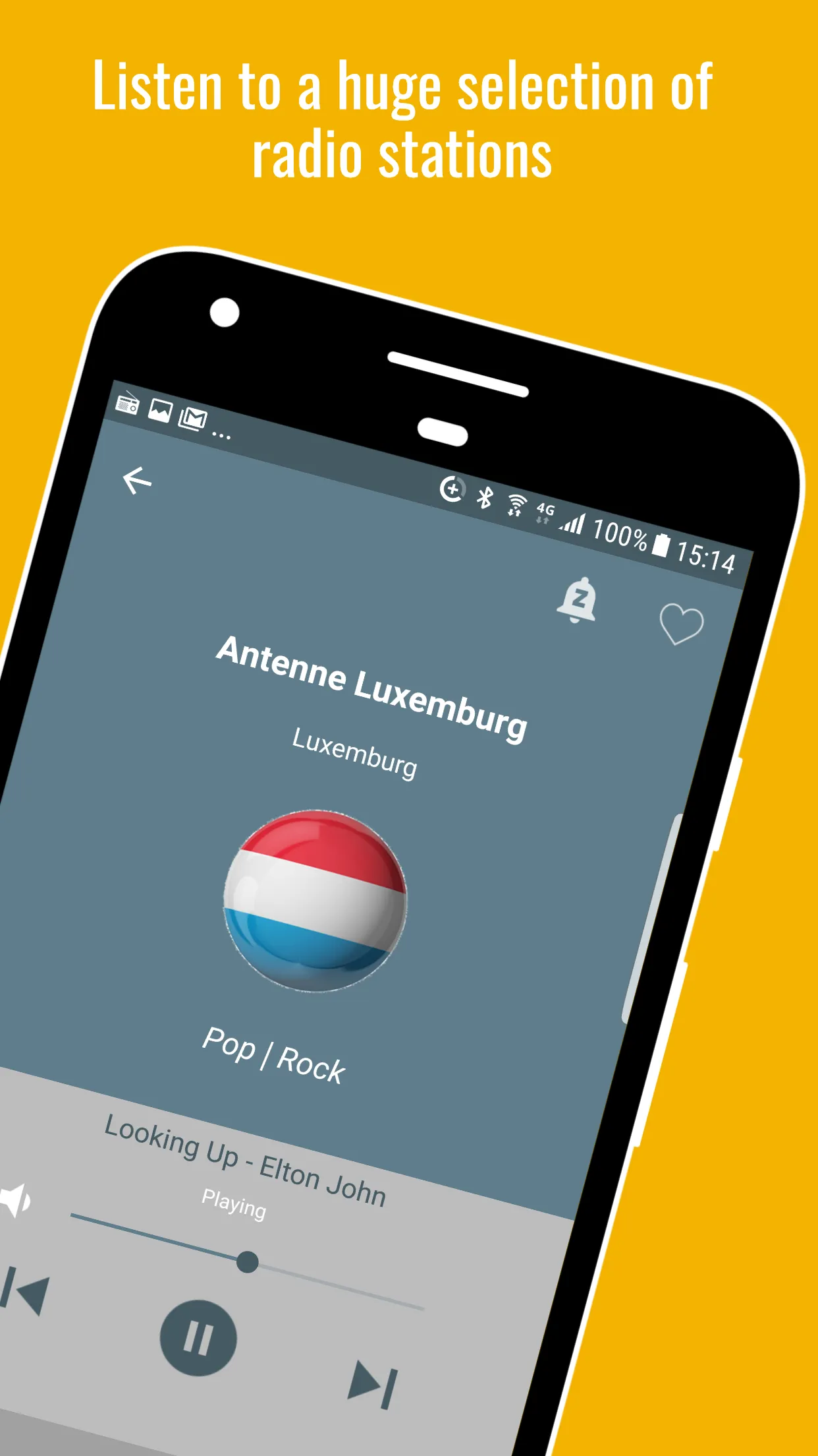 Radio Luxembourg | Indus Appstore | Screenshot