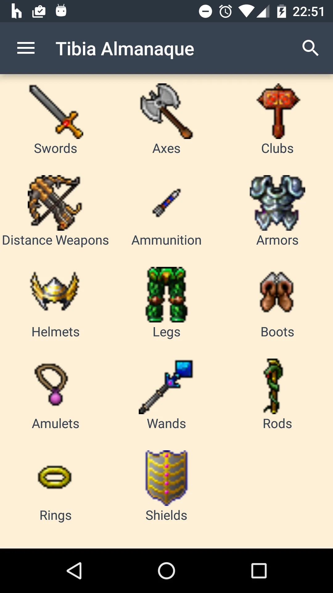 Almanac Tibia | Indus Appstore | Screenshot