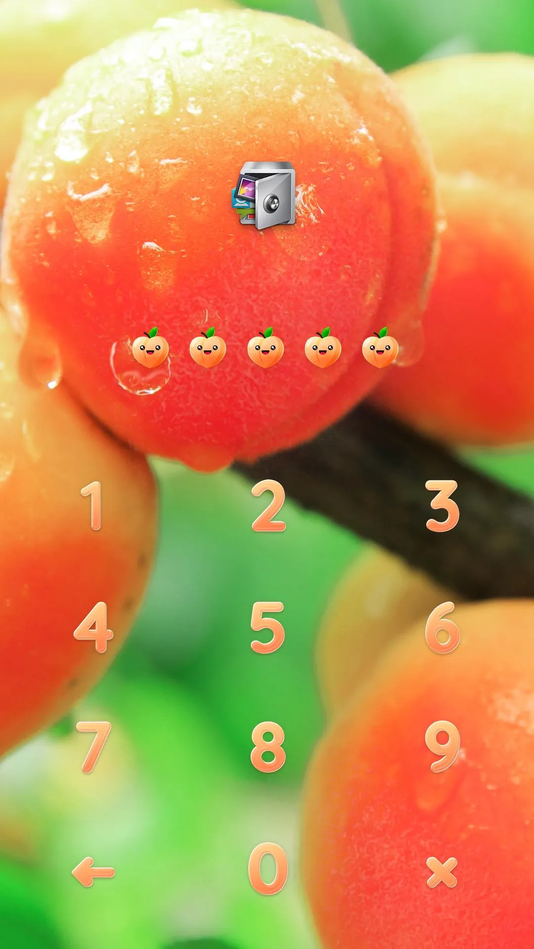 AppLock Theme Peach | Indus Appstore | Screenshot