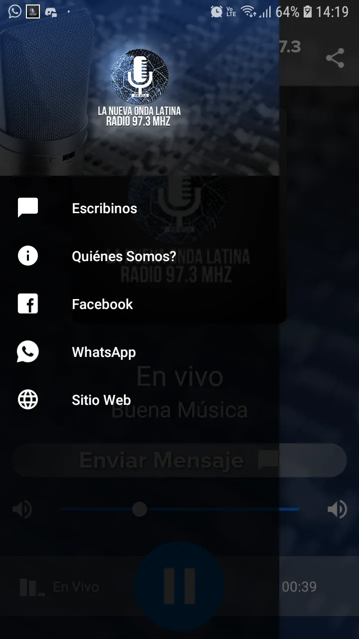 La Nueva Onda Latina 97.3 Fm | Indus Appstore | Screenshot