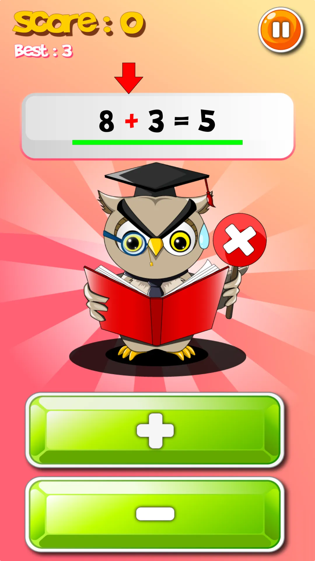 Math Mania - Plus and Minus | Indus Appstore | Screenshot