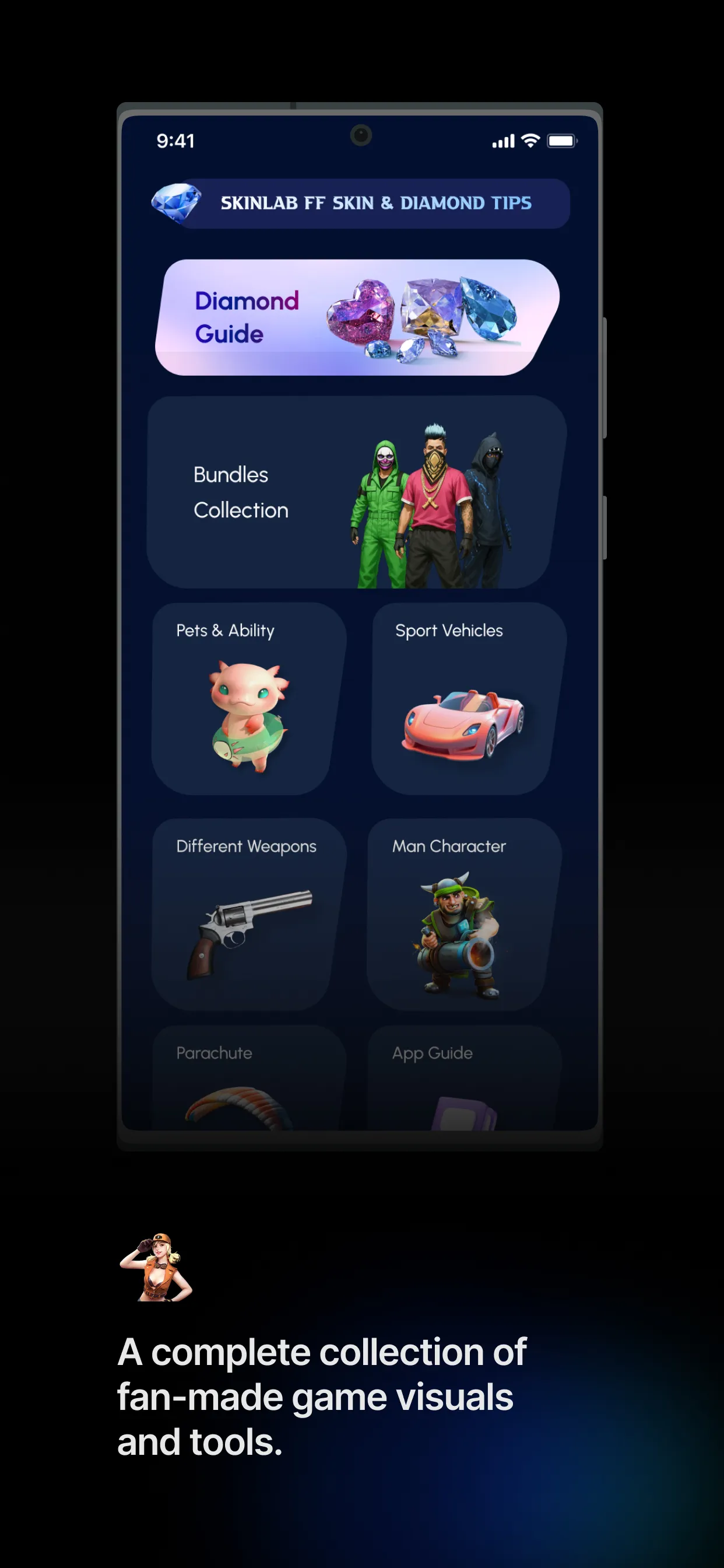 SkinLab FF Skin & Diamond Tips | Indus Appstore | Screenshot
