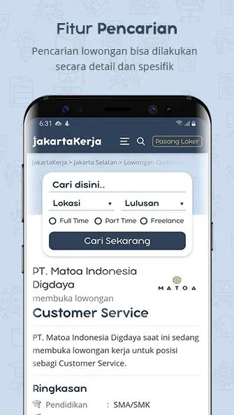 LOKER JAKARTA - Lowongan Kerja | Indus Appstore | Screenshot