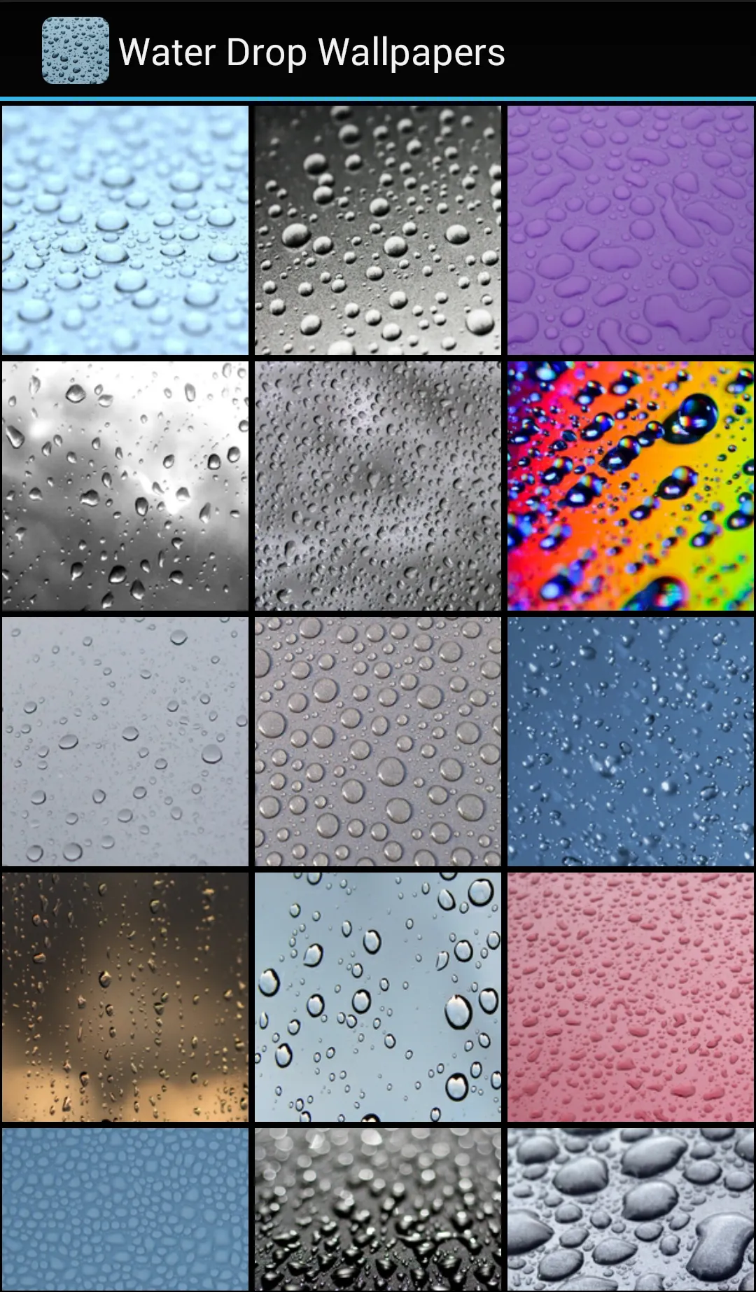 Water Drop Wallpapers | Indus Appstore | Screenshot