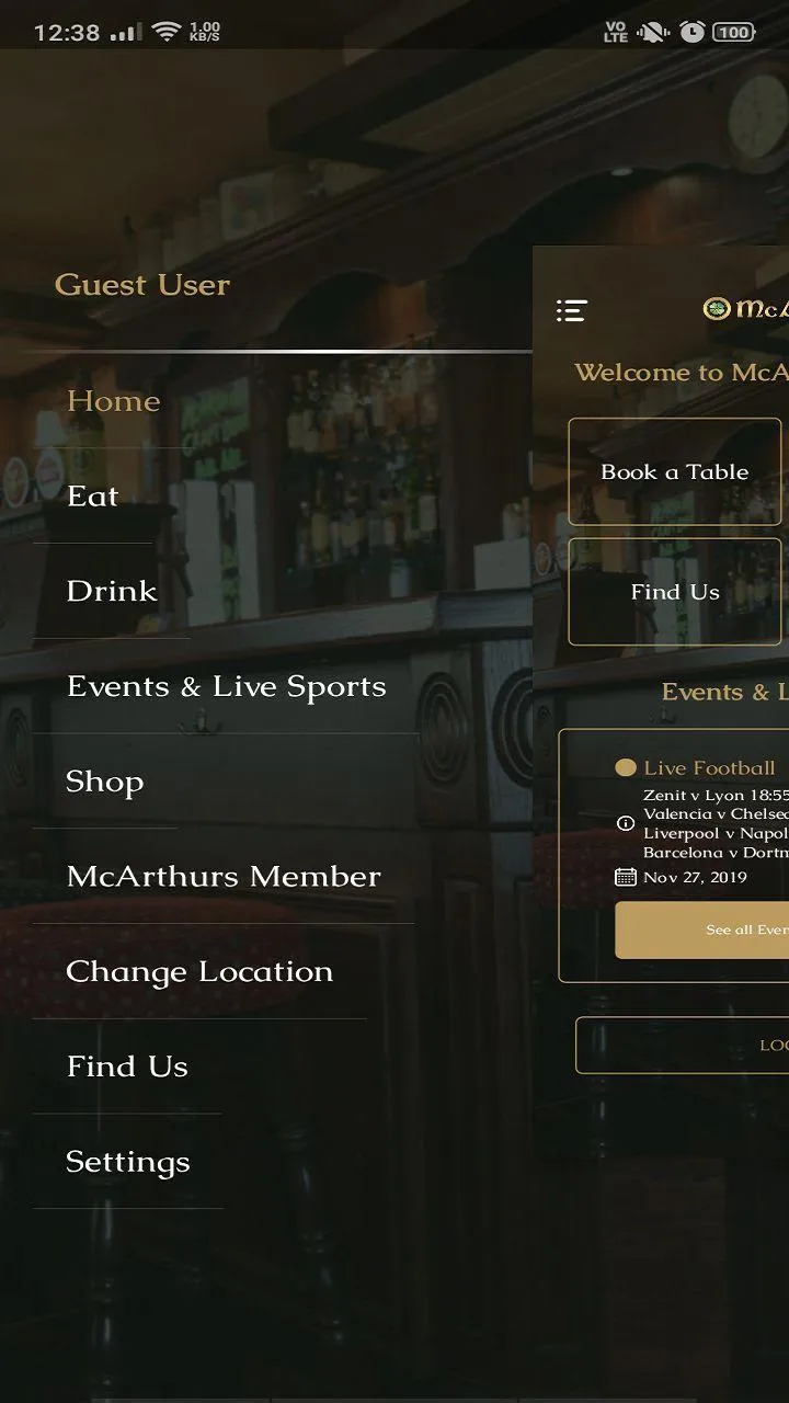 McArthurs Pub | Indus Appstore | Screenshot