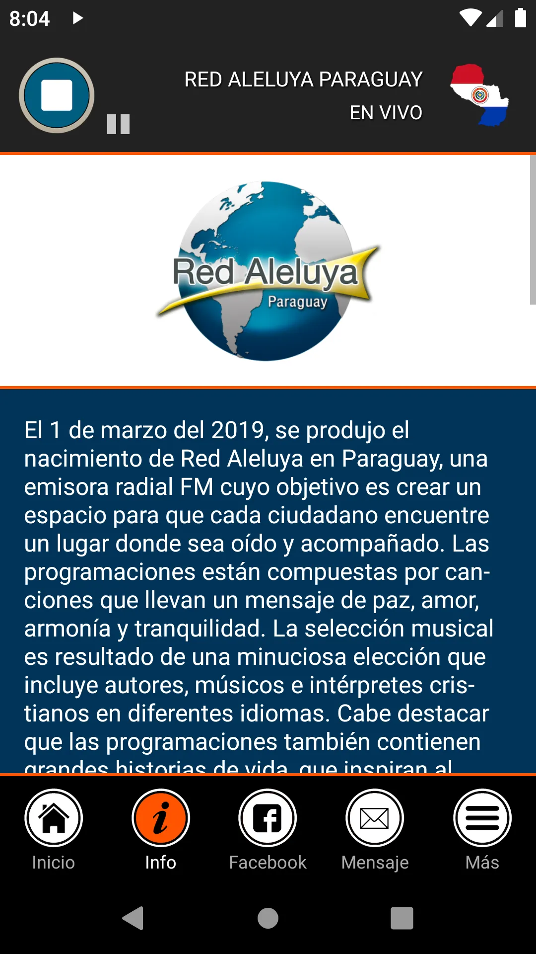 Red Aleluya Paraguay | Indus Appstore | Screenshot