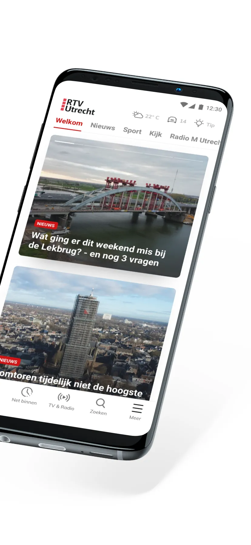 RTV Utrecht | Indus Appstore | Screenshot