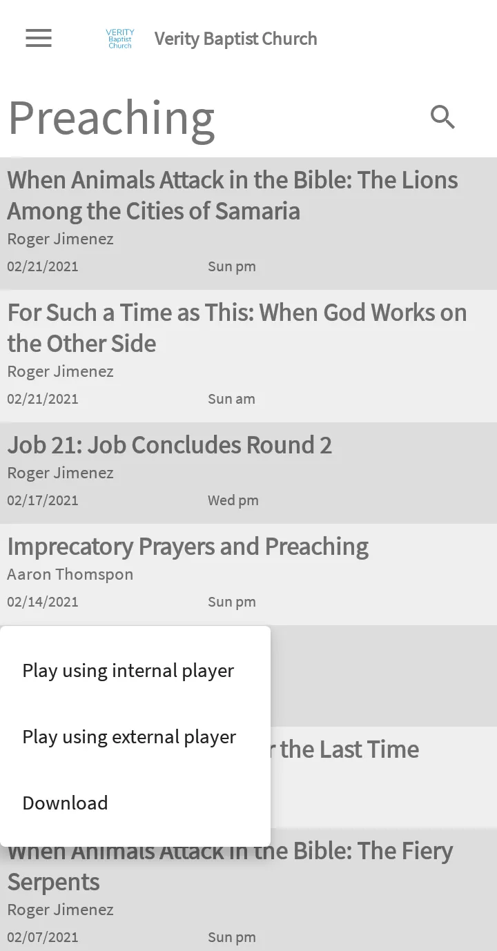 Verity Baptist Church Manila | Indus Appstore | Screenshot